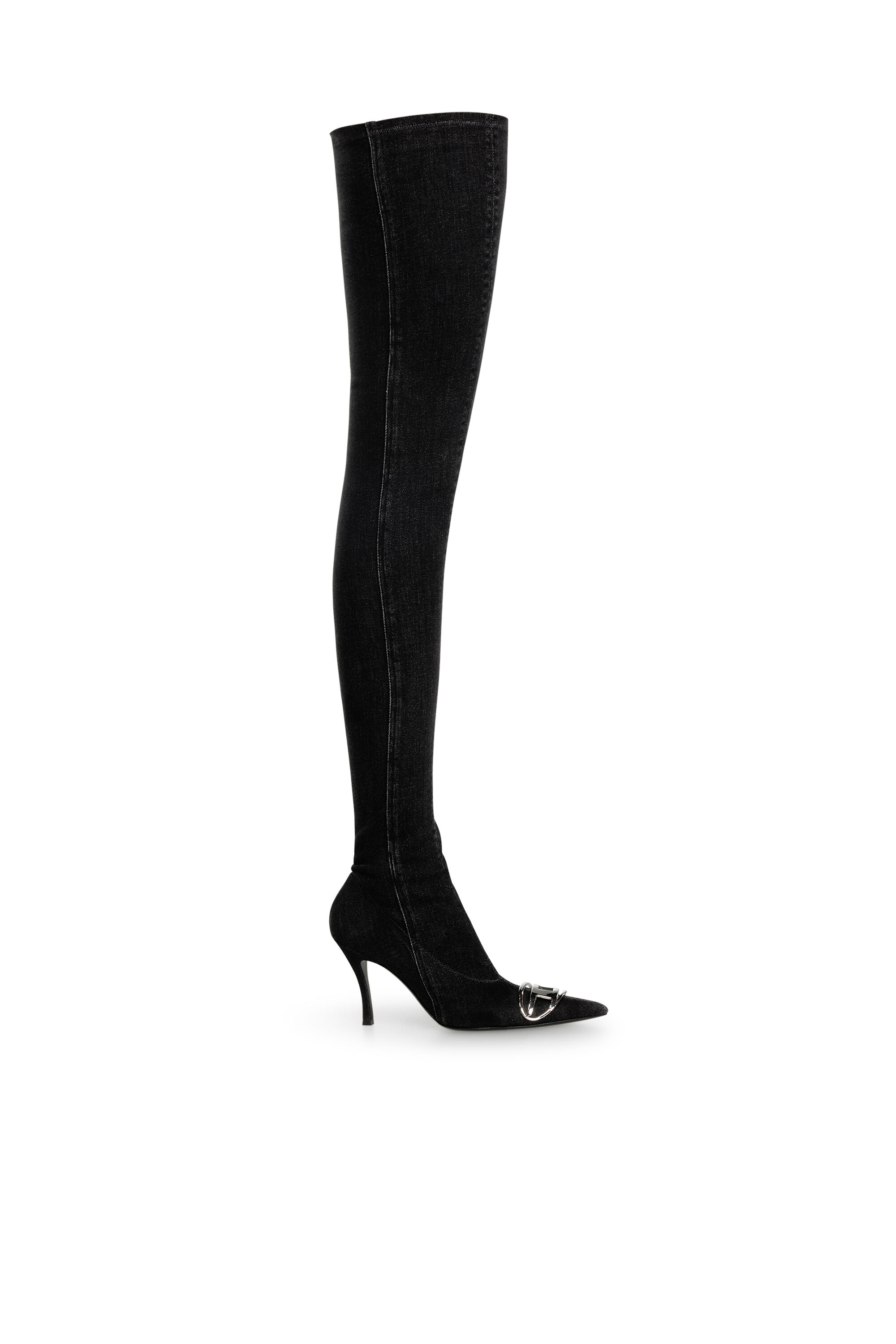 Women's D-Venus-Over the knee boot | Black | Diesel