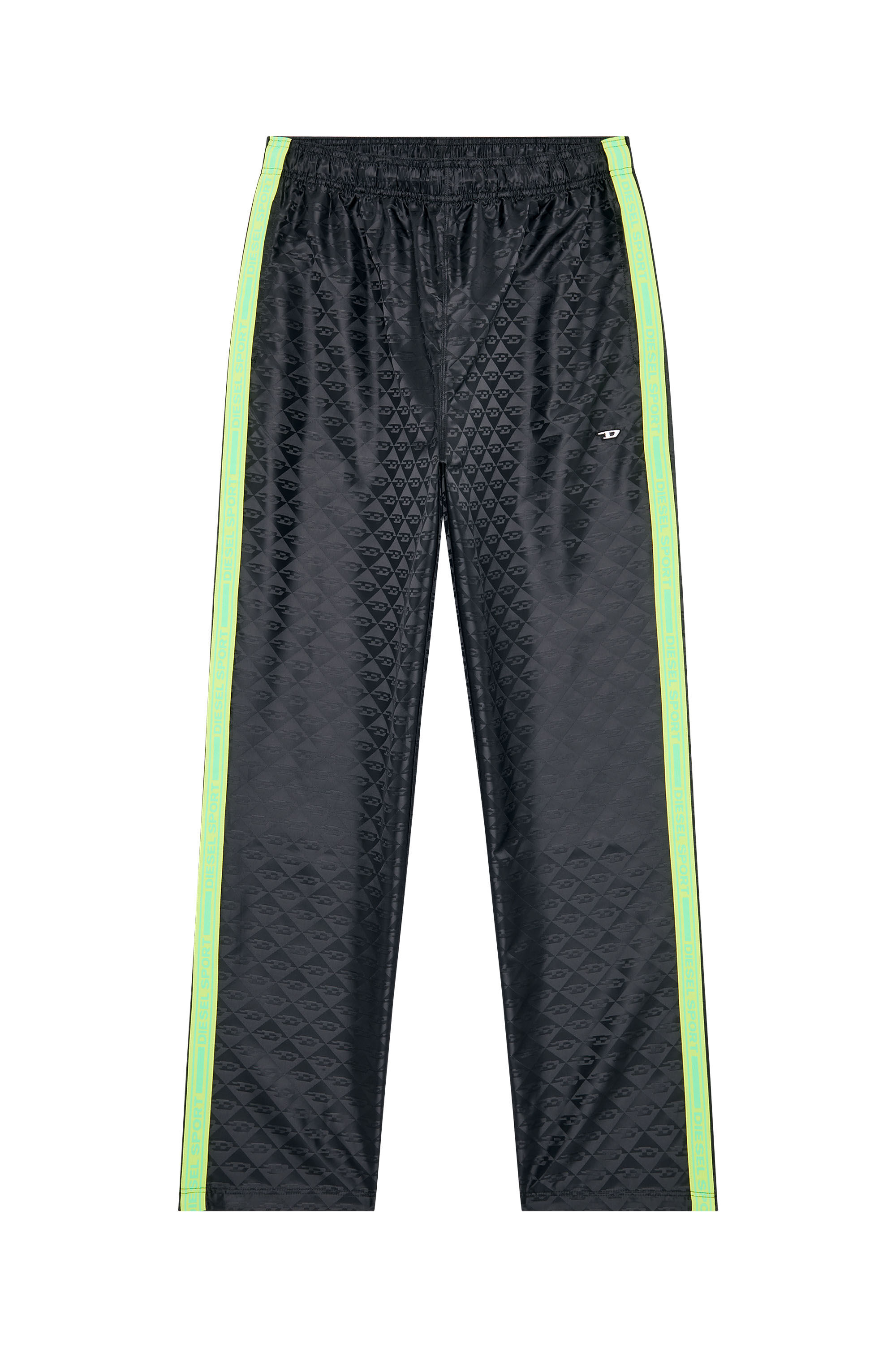 AMWB-CREED-HT26 Man: Sweat pants in monogram satin | Diesel