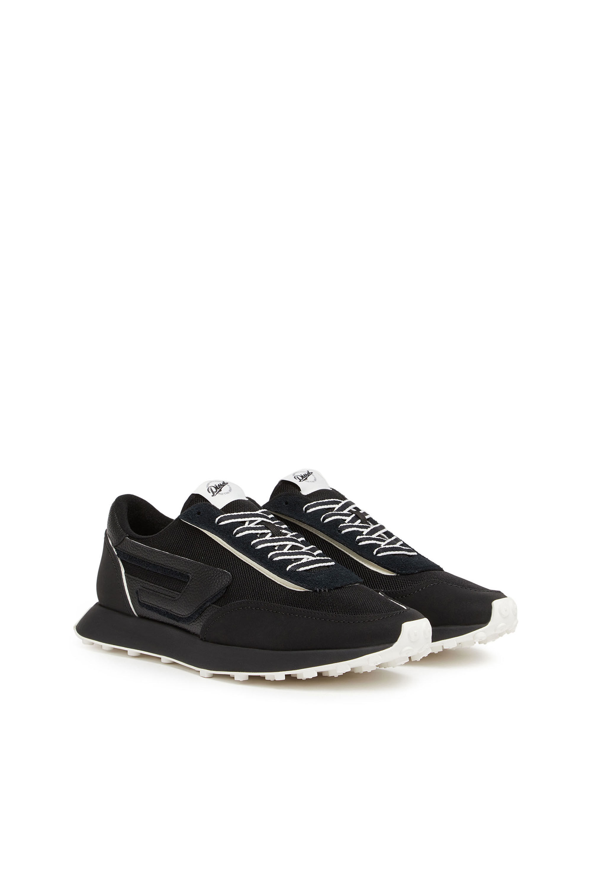 Diesel - S-RACER LC, S-Racer Lc - Deportivas en malla, gamuza y cuero Hombre in Negro - 2