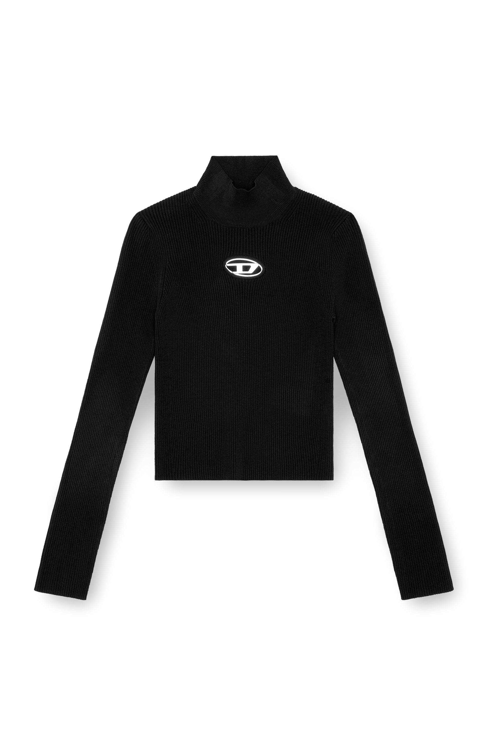 Women's Rib-knit top | Black | Diesel