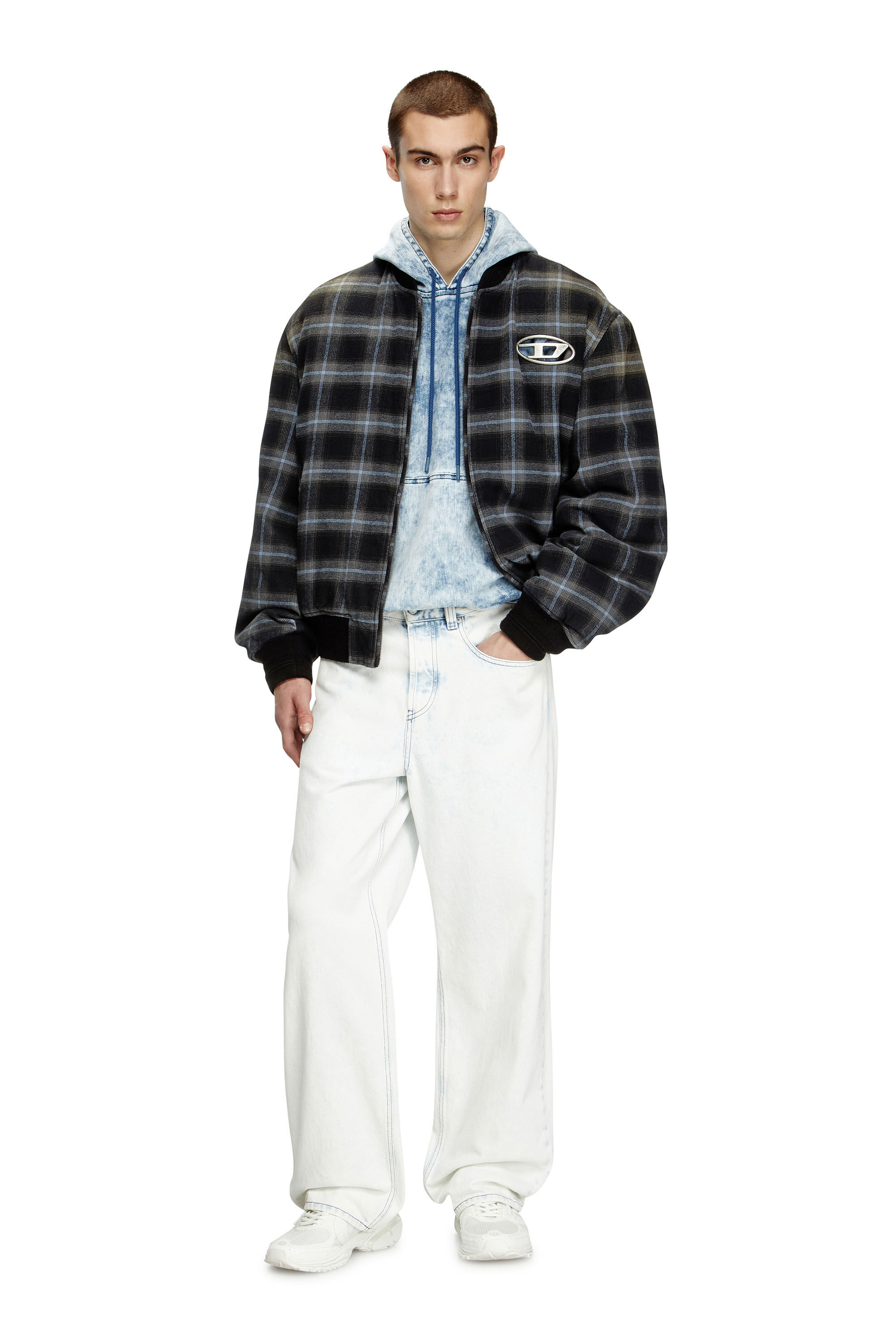 Men's Relaxed Jeans | Light Blue | Diesel 2001 D-Macro Men's Relaxed Jeans | Light Blue | Diesel 2001 D-Macro