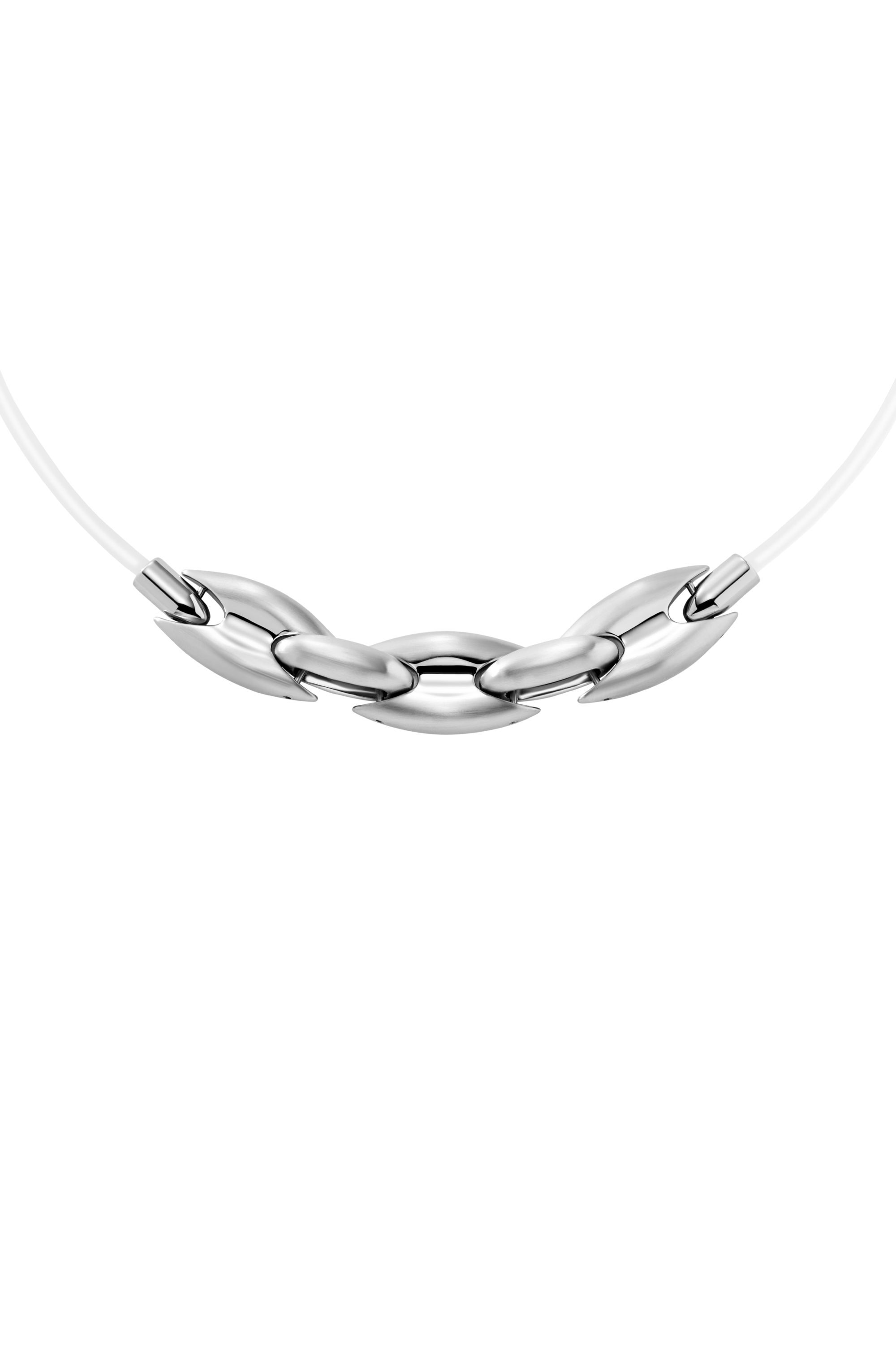 Women's Stainless Steel and Silicone Metamorph Chain