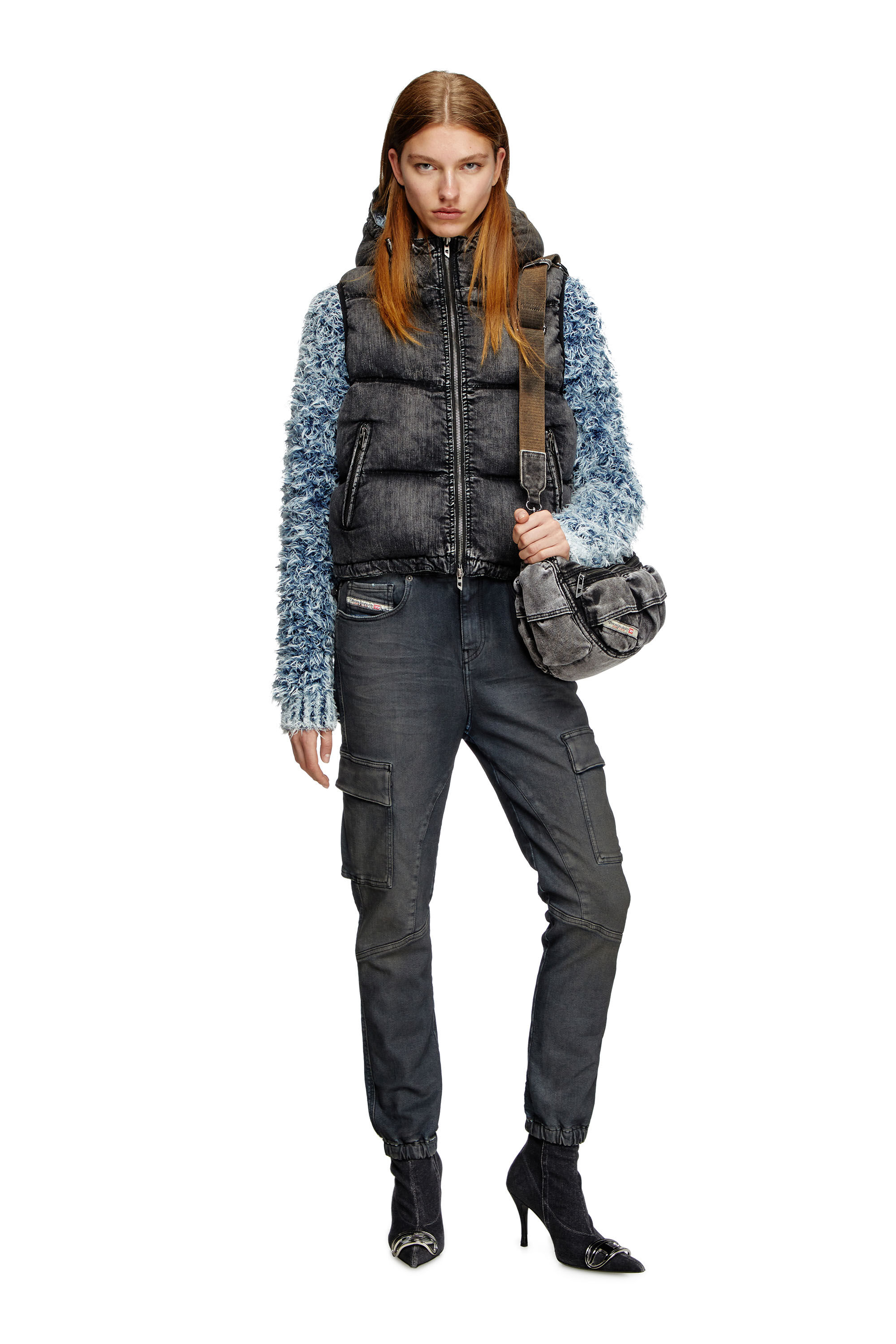Diesel - Regular 2051 D-Ursy Joggjeans® 09L13 Mujer, Azul Oscuro - 1