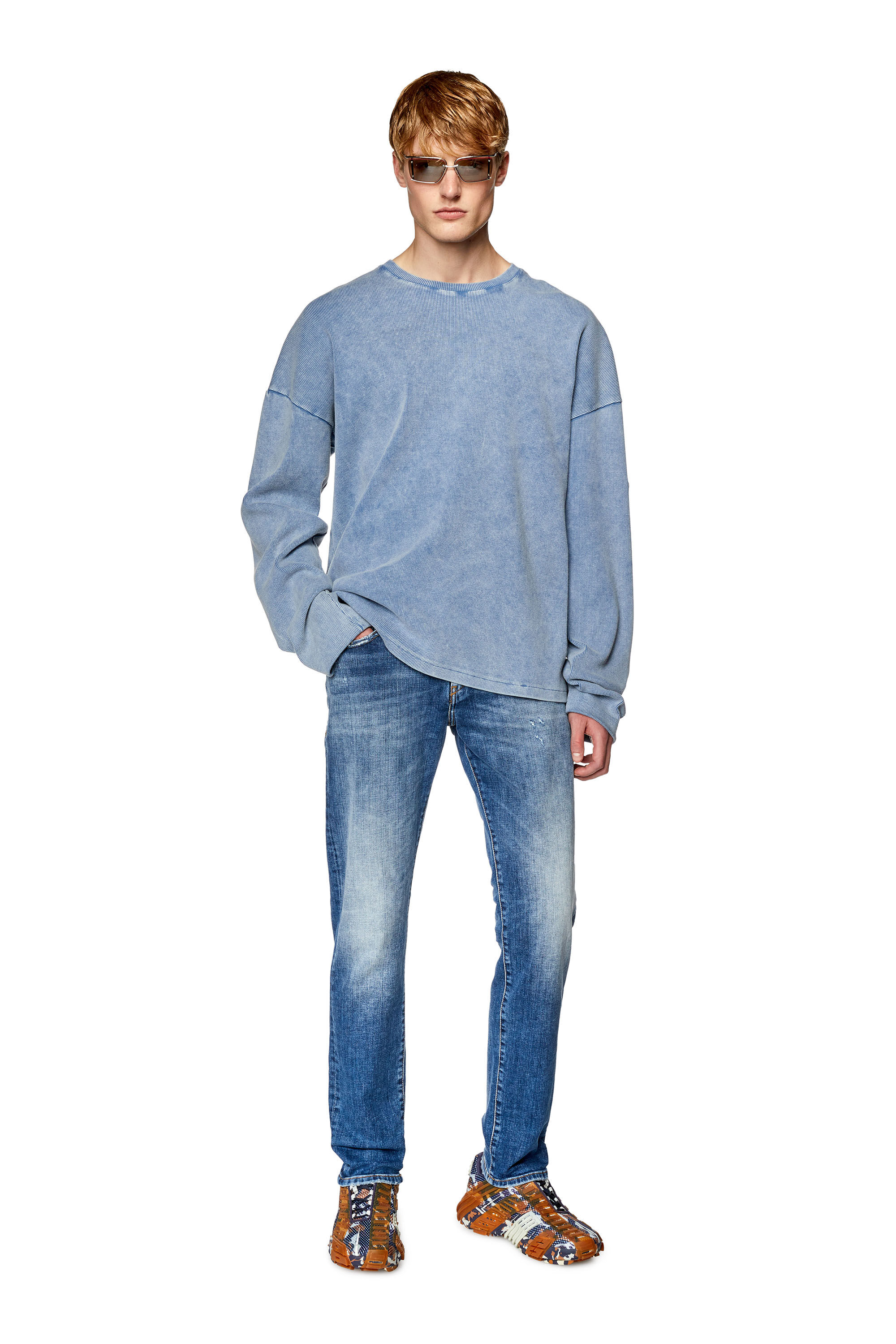 Men's Slim Jeans | Medium blue | Diesel 2019 D-Strukt Men's Slim Jeans | Medium blue | Diesel 2019 D-Strukt