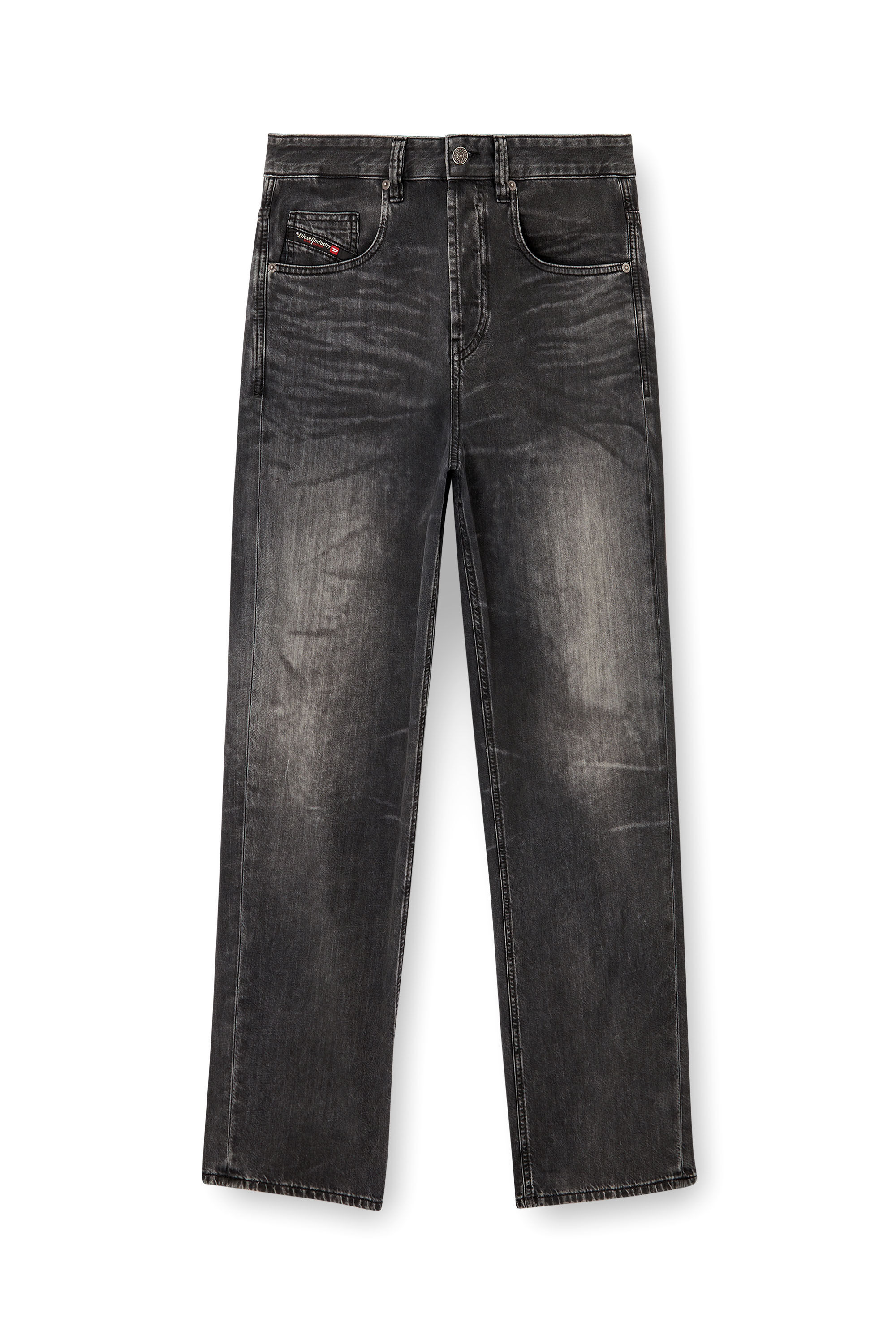 Diesel - Relaxed Jeans 2001 D-Macro 0CEBC Hombre, Negro/Gris oscuro - 2
