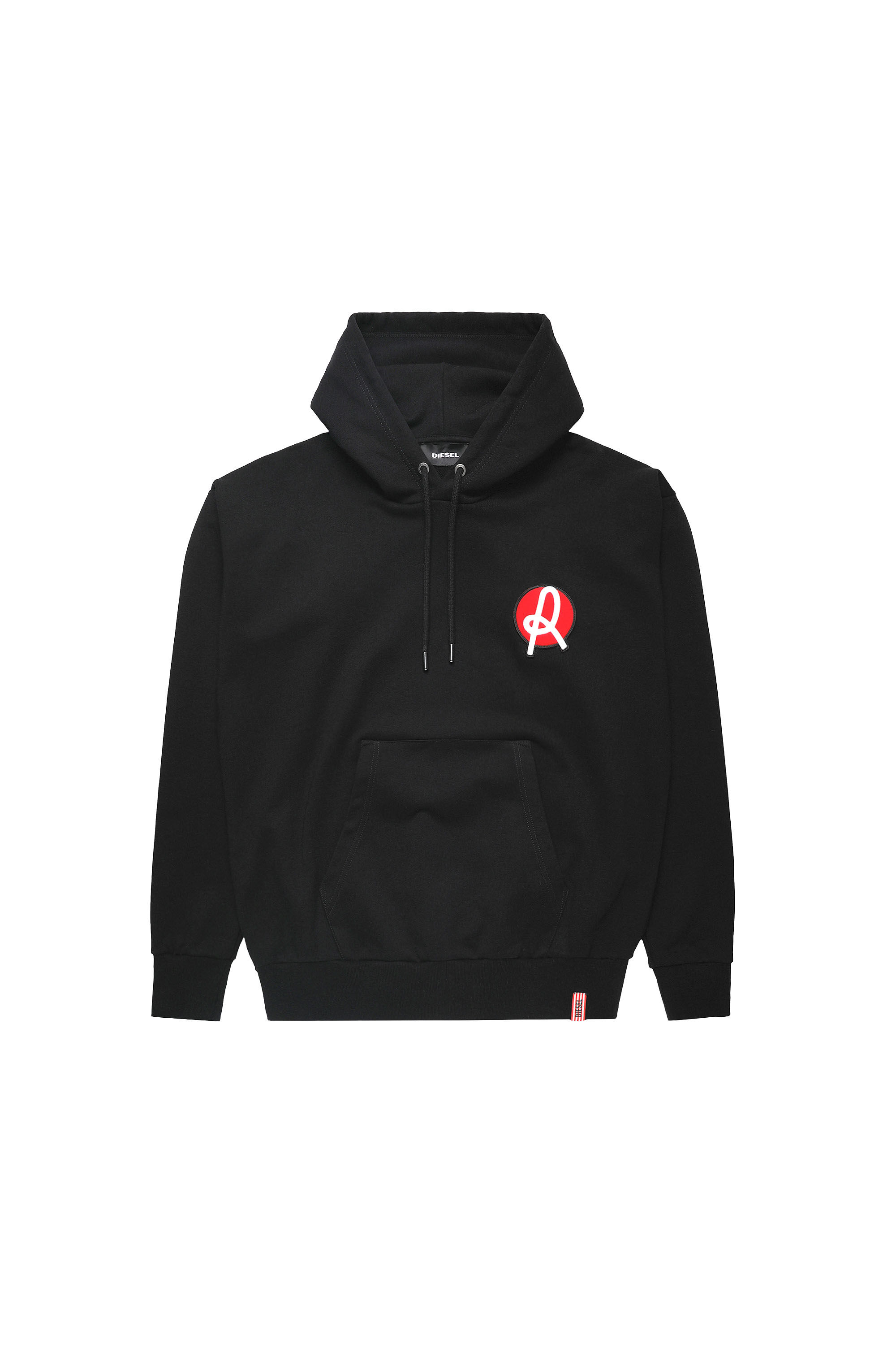 Diesel - LR-S-GIRK-HOOD-VIC, Sudadera con capucha Diesel + L.R. Vicenza Hombre in Negro - 2