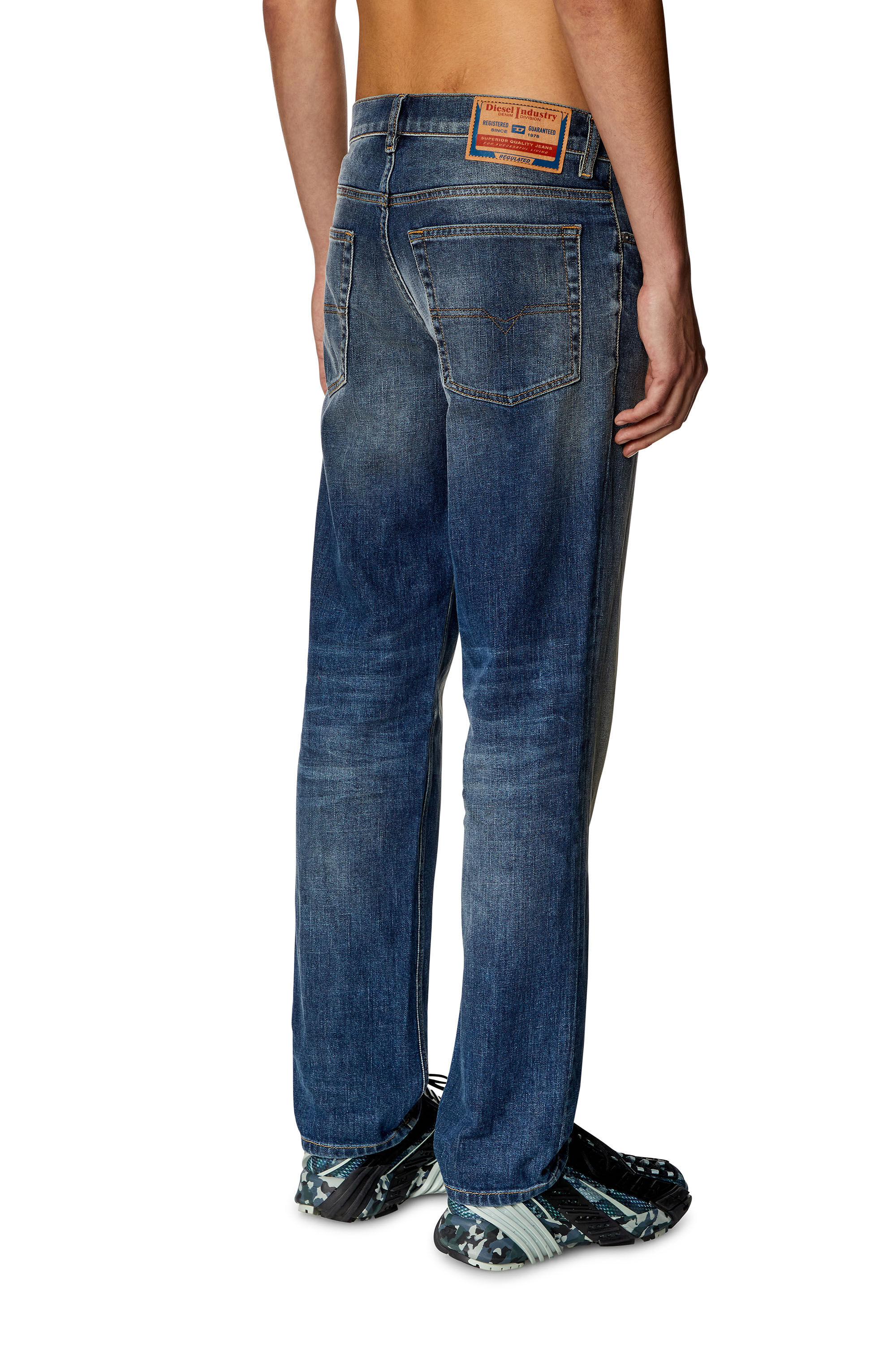 Diesel - Man Tapered Jeans 2023 D-Finitive 09H43, Dark Blue - Image 4