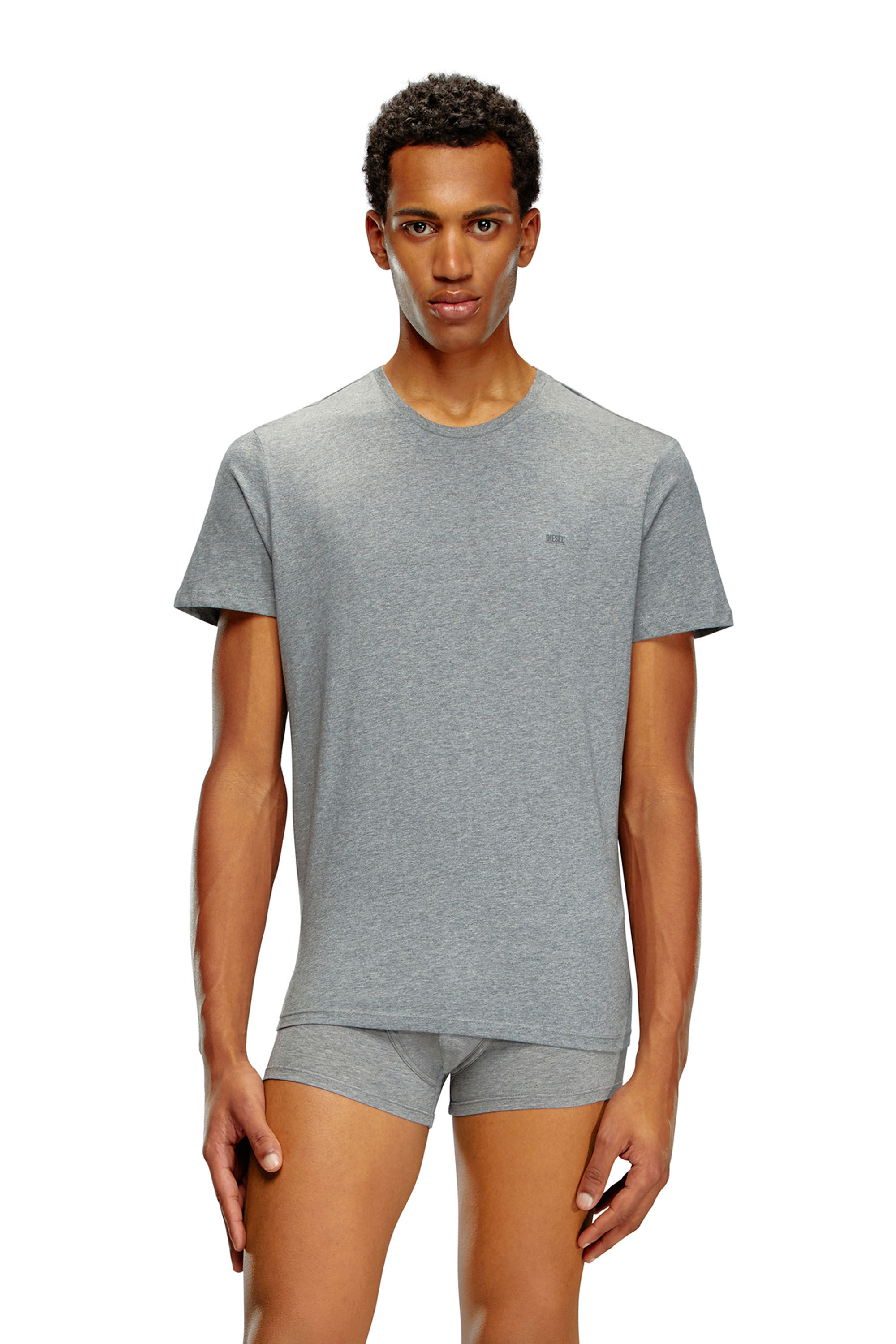 Men's Three-pack crew-neck T-shirts | Multicolor | Diesel