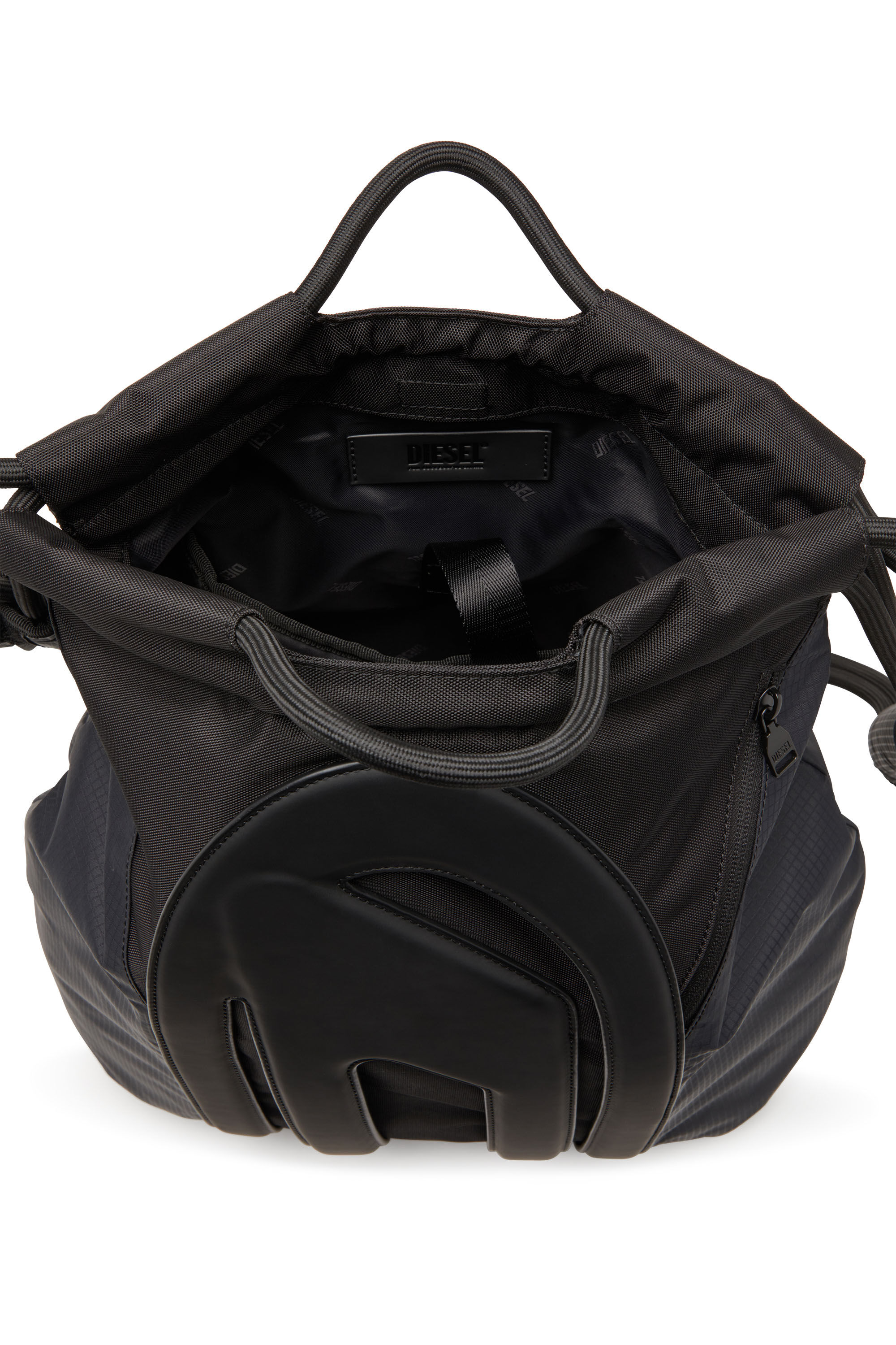 Men's Cage-D-Convertible bag in CORDURA and ripstop | Black | Diesel