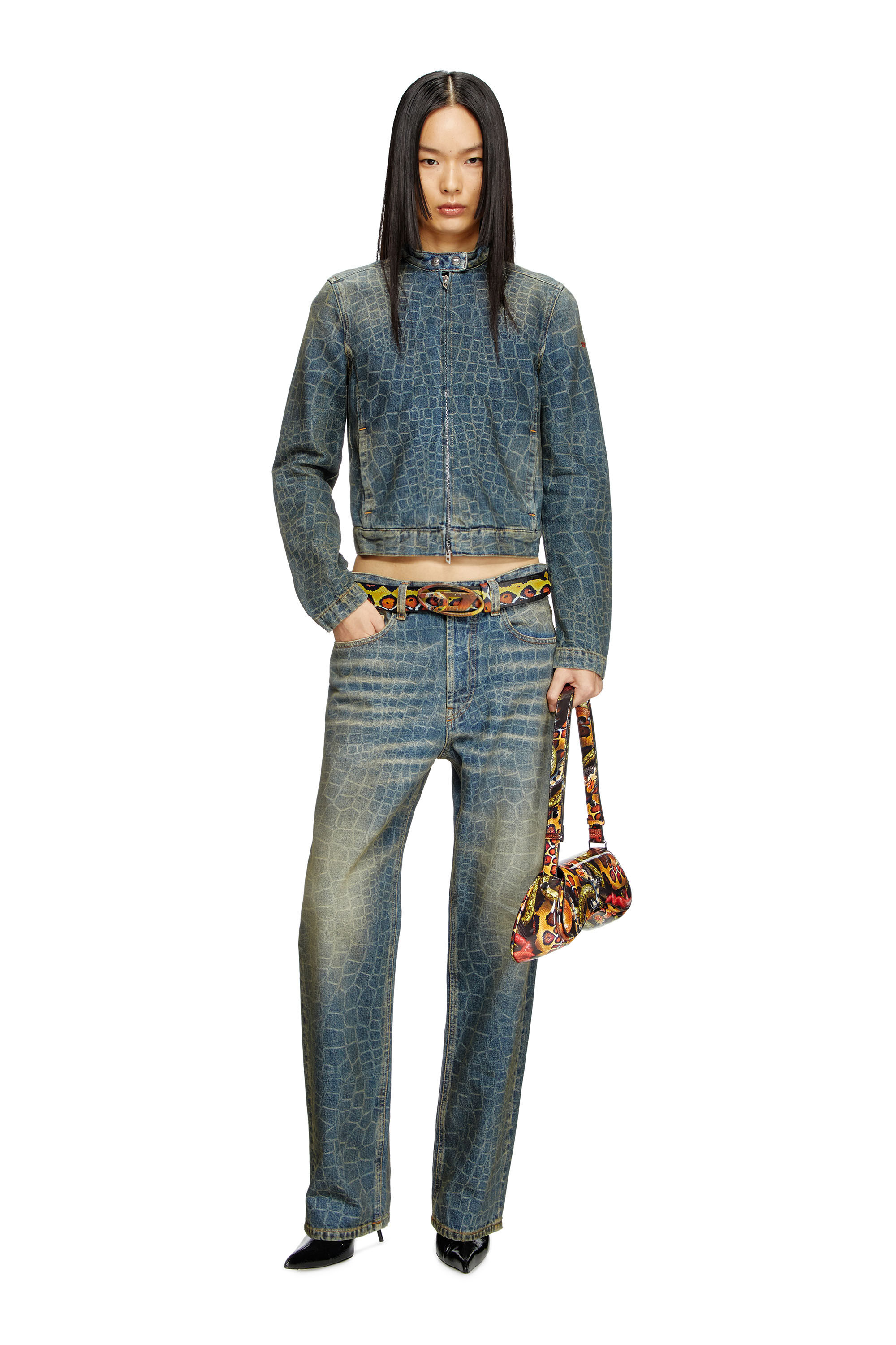 早い者勝ち!!! DIESEL / ディーゼル◆デニム｜1988 D-Ark 007bu Women's Regular Jeans | Medium blue | Diesel 1988 D-Ark