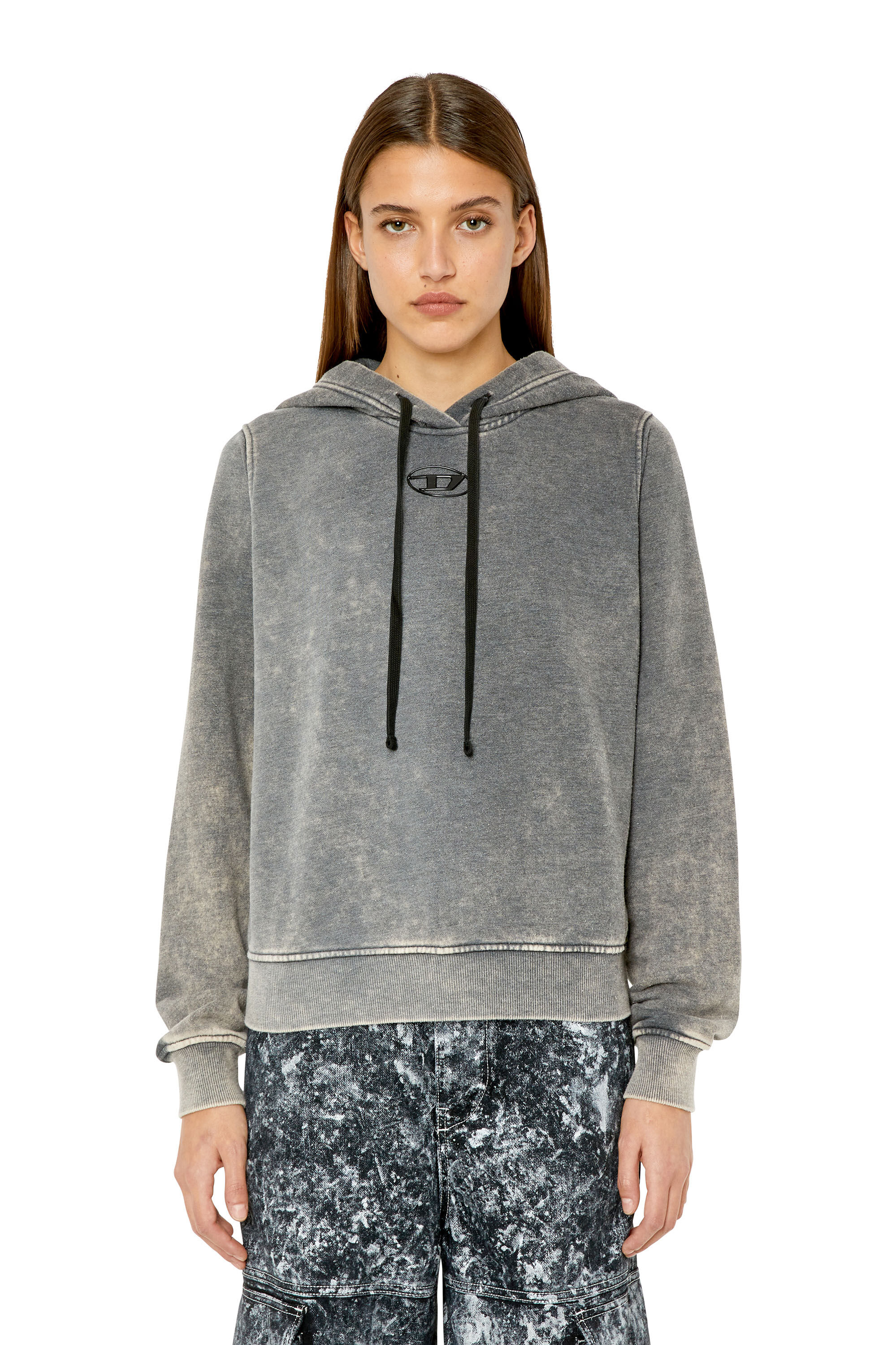 ★大人気商品★ Hoodie Woman: F-REGGY-HOOD-G2 with logo moulded injection トップス