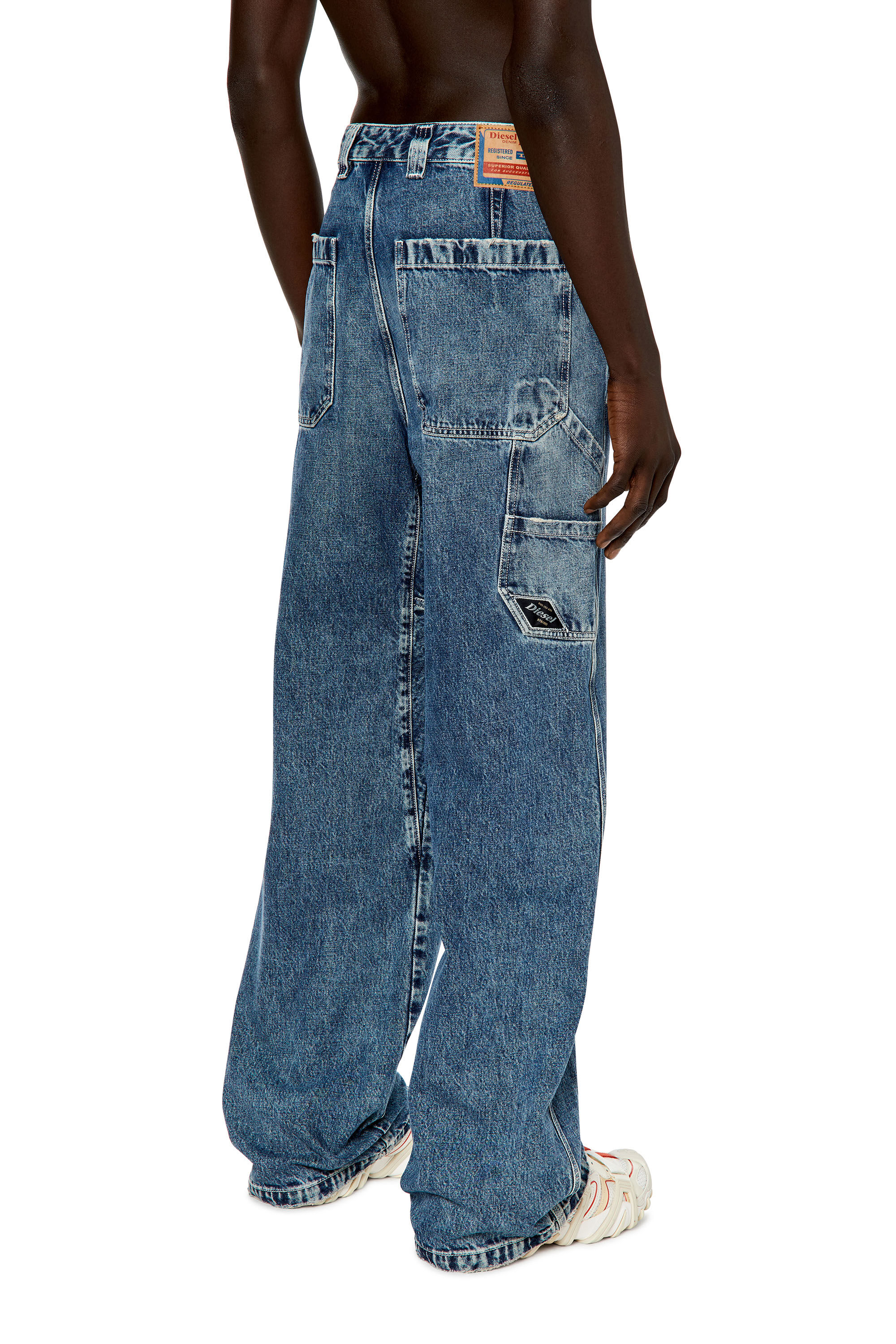 Diesel - Straight Jeans D-Livery 007M3, Azul medio - Image 4