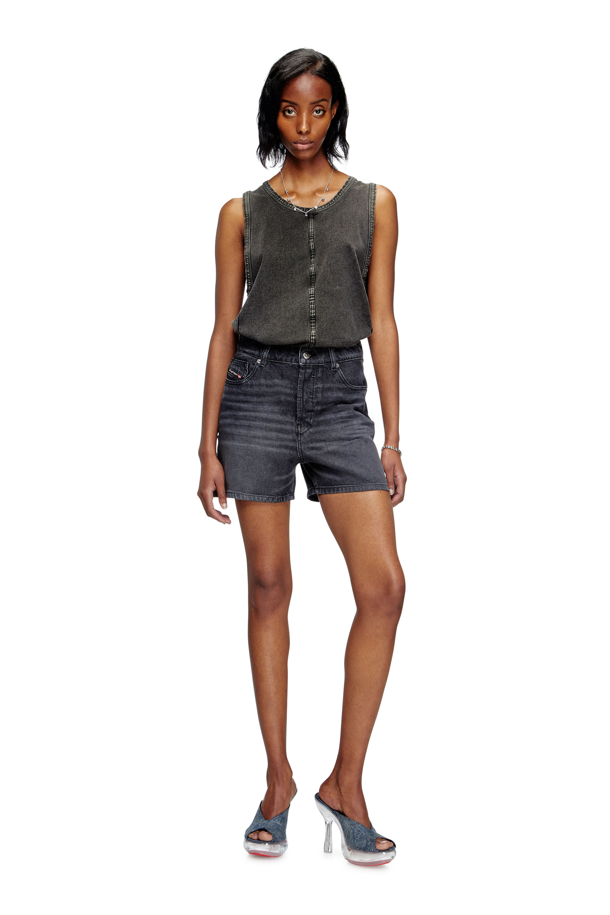 Women's Denim shorts | Black | Diesel
