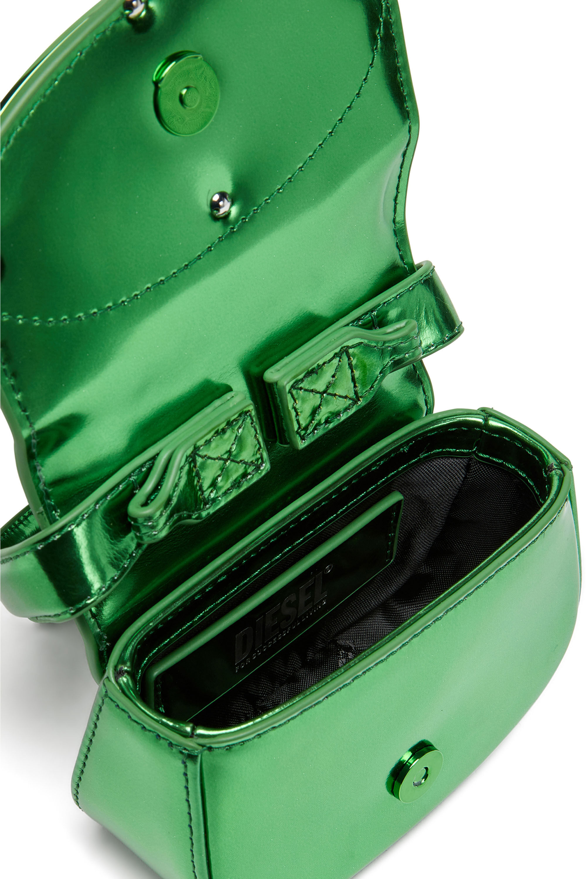 1DR-XS-S Woman: Mini bag in mirrored leather | Diesel