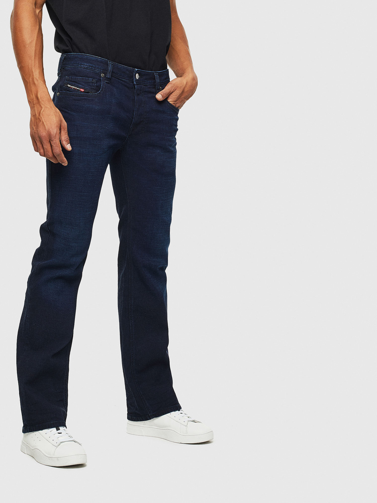 bootcut dark blue jeans