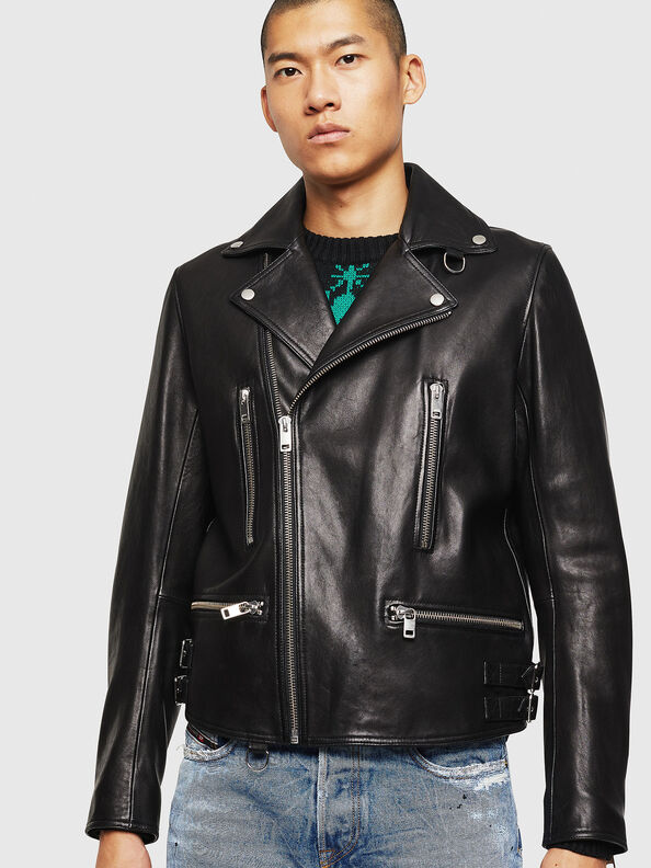 Biker Jacket With Metal Hardware