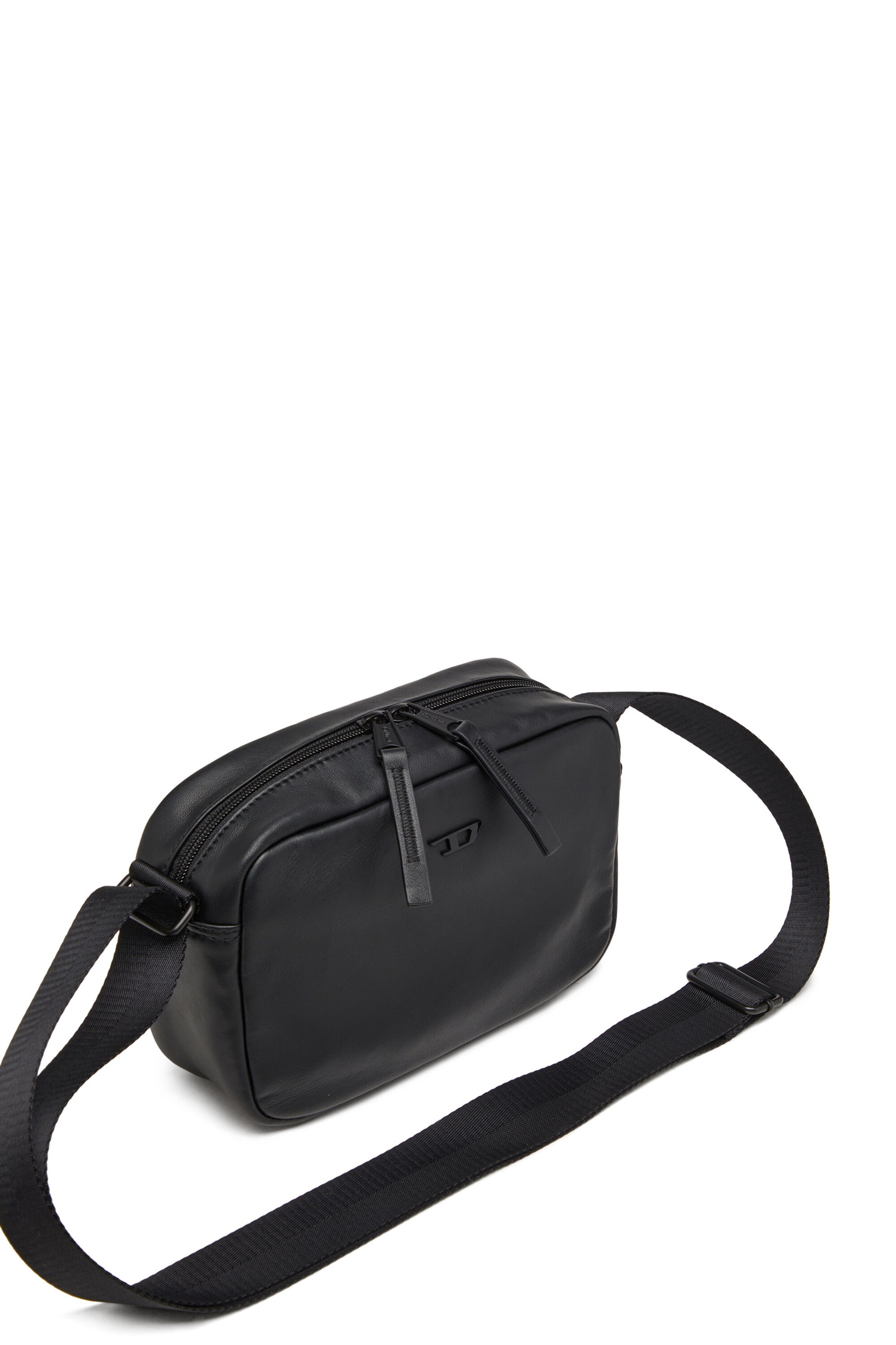 Diesel - RAVE CAMERA BAG X, Rave-Bolso tipo cámara de cuero napa Hombre in Negro - 5