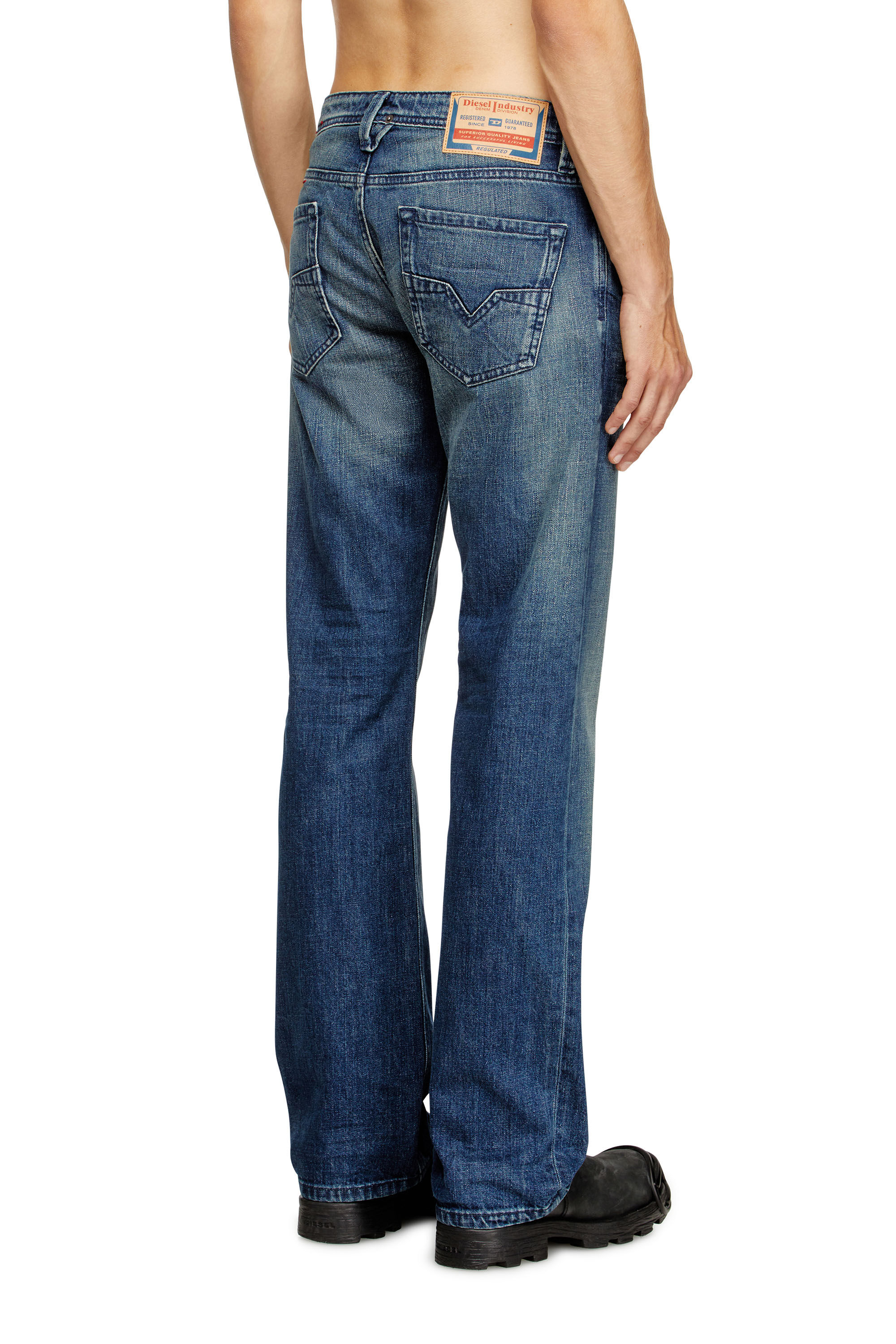 Men's Regular Jeans | Dark Blue | Diesel 1985 Larkee