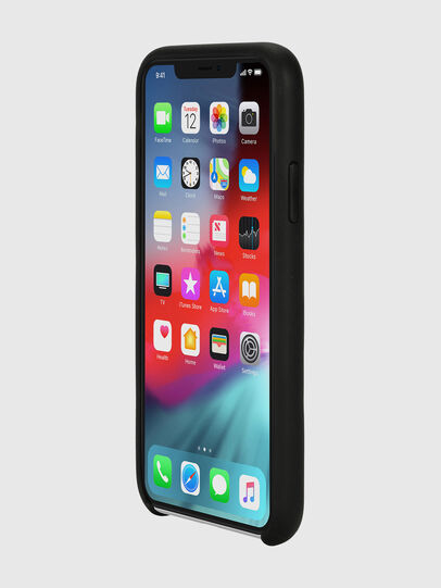 DIESEL LEATHER CO-MOLD CASE FOR IPHONE XS MAX, Black Diesel - DIESEL LEATHER CO-MOLD CASE FOR IPHONE XS MAX, Black - Cases - Image 3