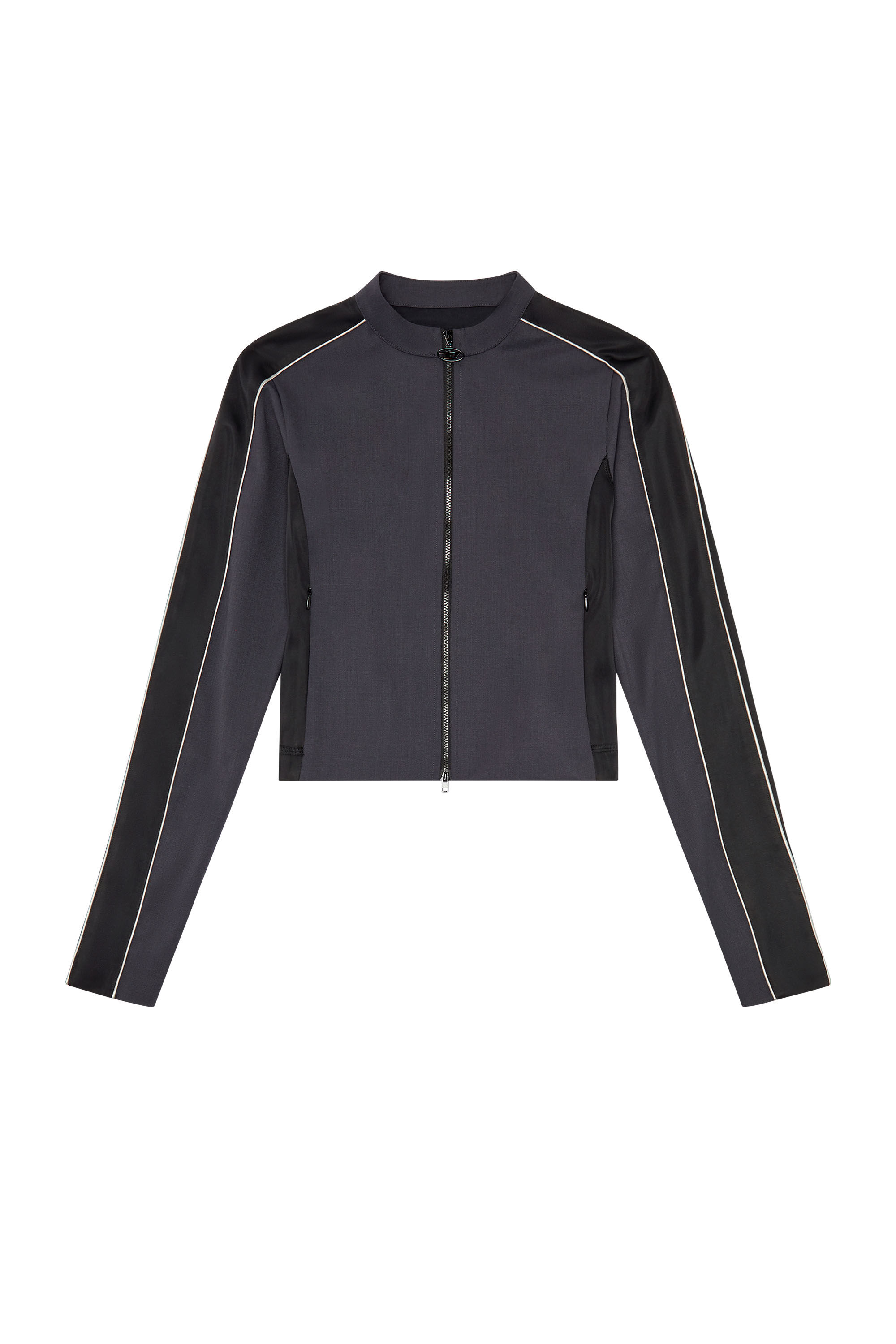 Women's Racer jacket in double-knit and wool blend | Diesel