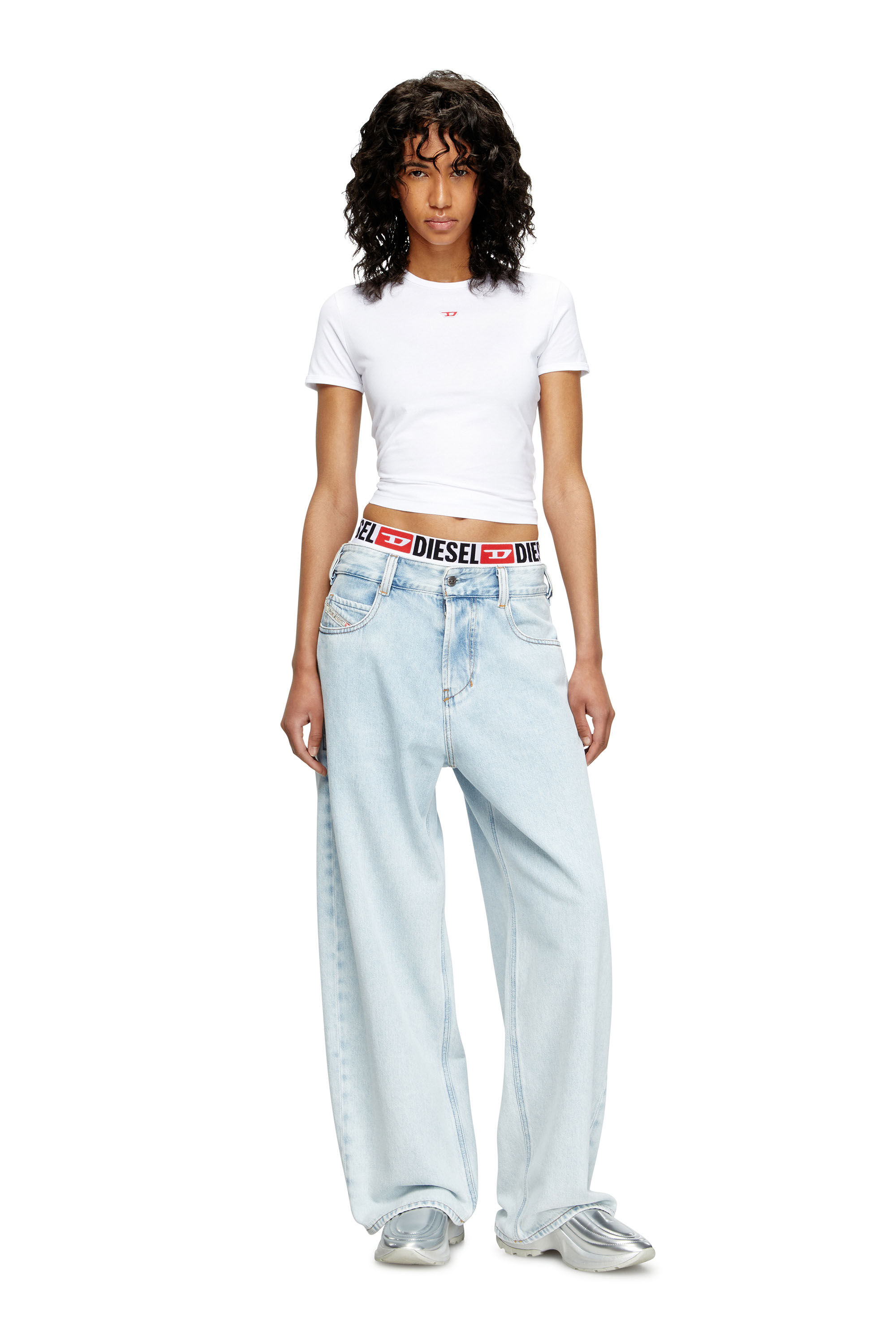 Diesel - Unisex's Relaxed Jeans 1997 D-Enim 0DBDX, Dark Blue - 6