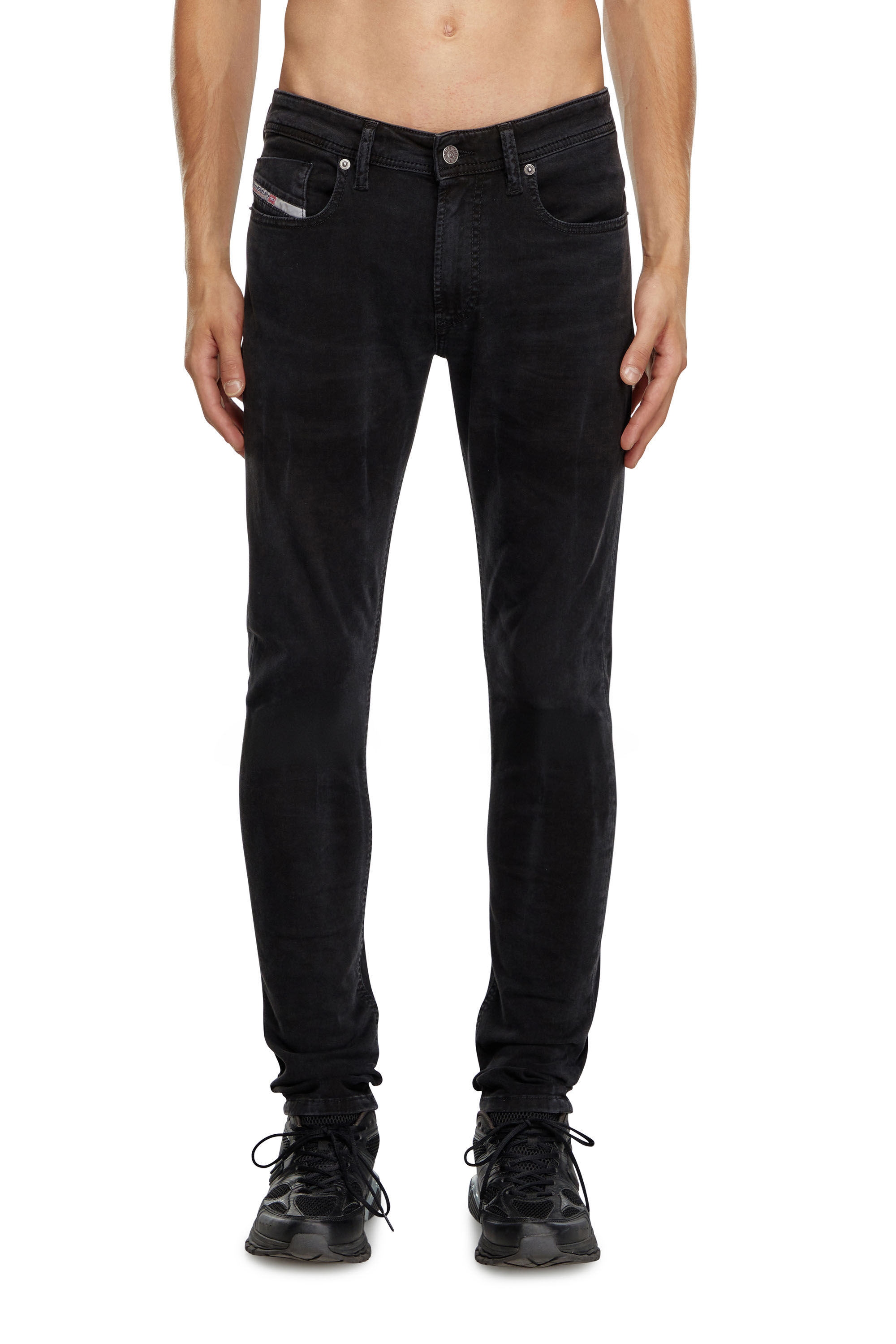 Men s Skinny Jeans Black Diesel 1979 Sleenker