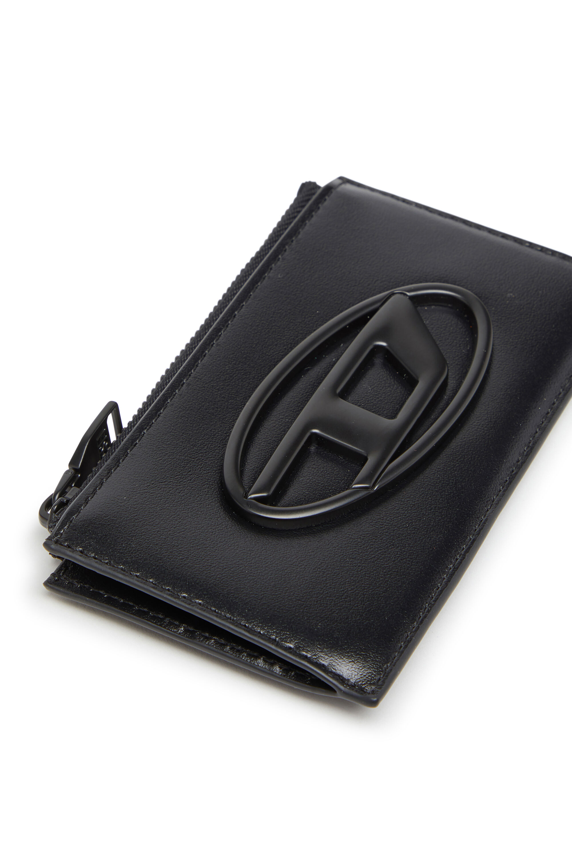 折りたたみ財布 DIESEL Men Wallet Black X10299P0685 T8013 Men's Bi-fold wallet in monogram leather | Black | Diesel