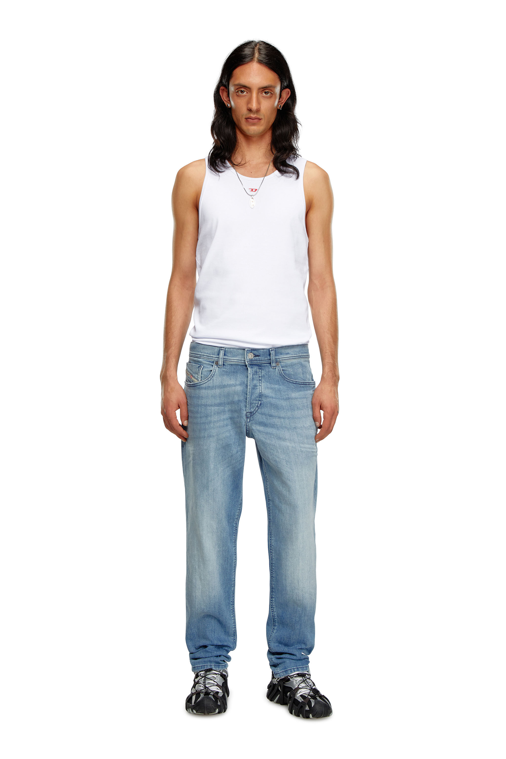 Diesel - Tapered Jeans 2023 D-Finitive 0GRDI, Hombre Tapered Jeans - 2023 D-Finitive in Azul marino - Image 1