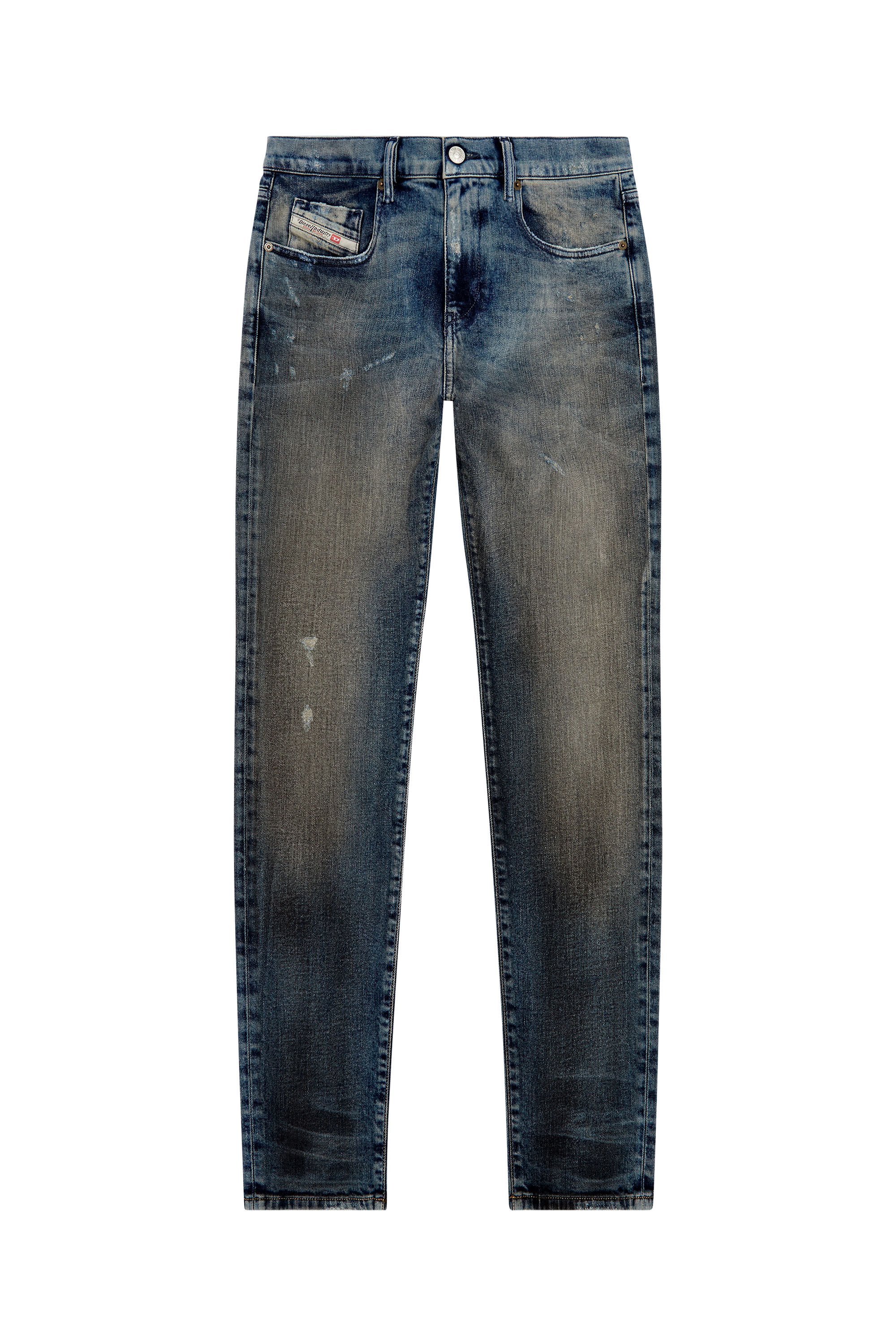 Diesel - Slim Jeans 2019 D-Strukt 09H54, Azul Oscuro - Image 2