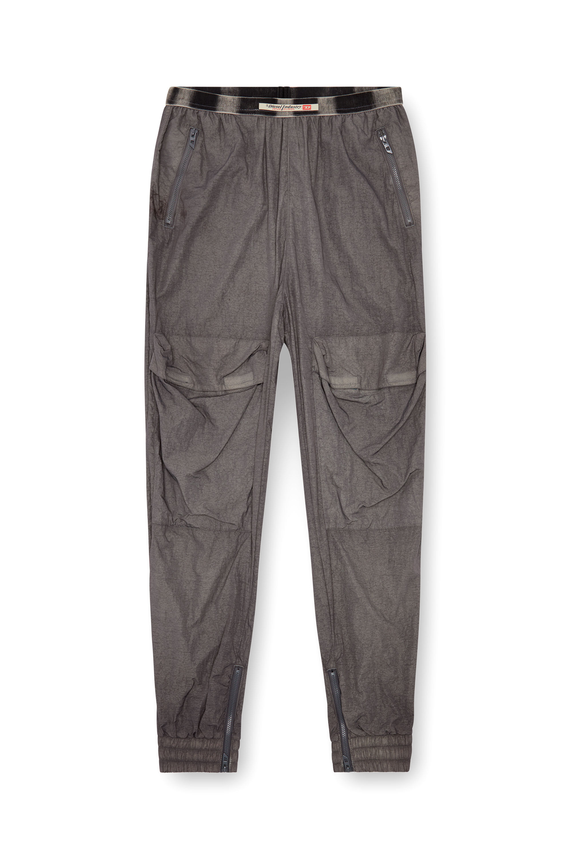Women's Cargo pants in faded nylon | Grey | Diesel