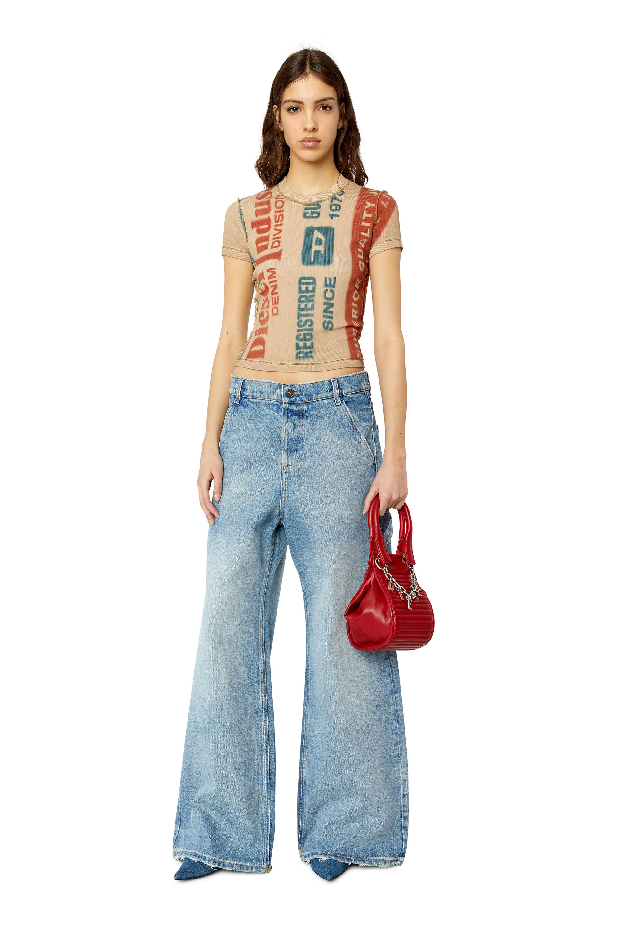 1998 D-Sire Woman: Straight Light blue Jeans | Diesel