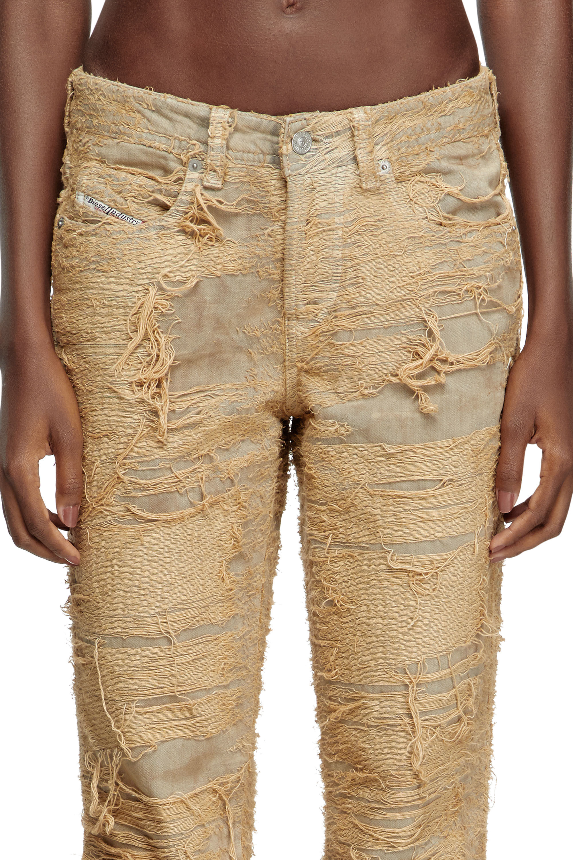 Women's Slim Jeans | Beige | Diesel 1992 D-Jiann