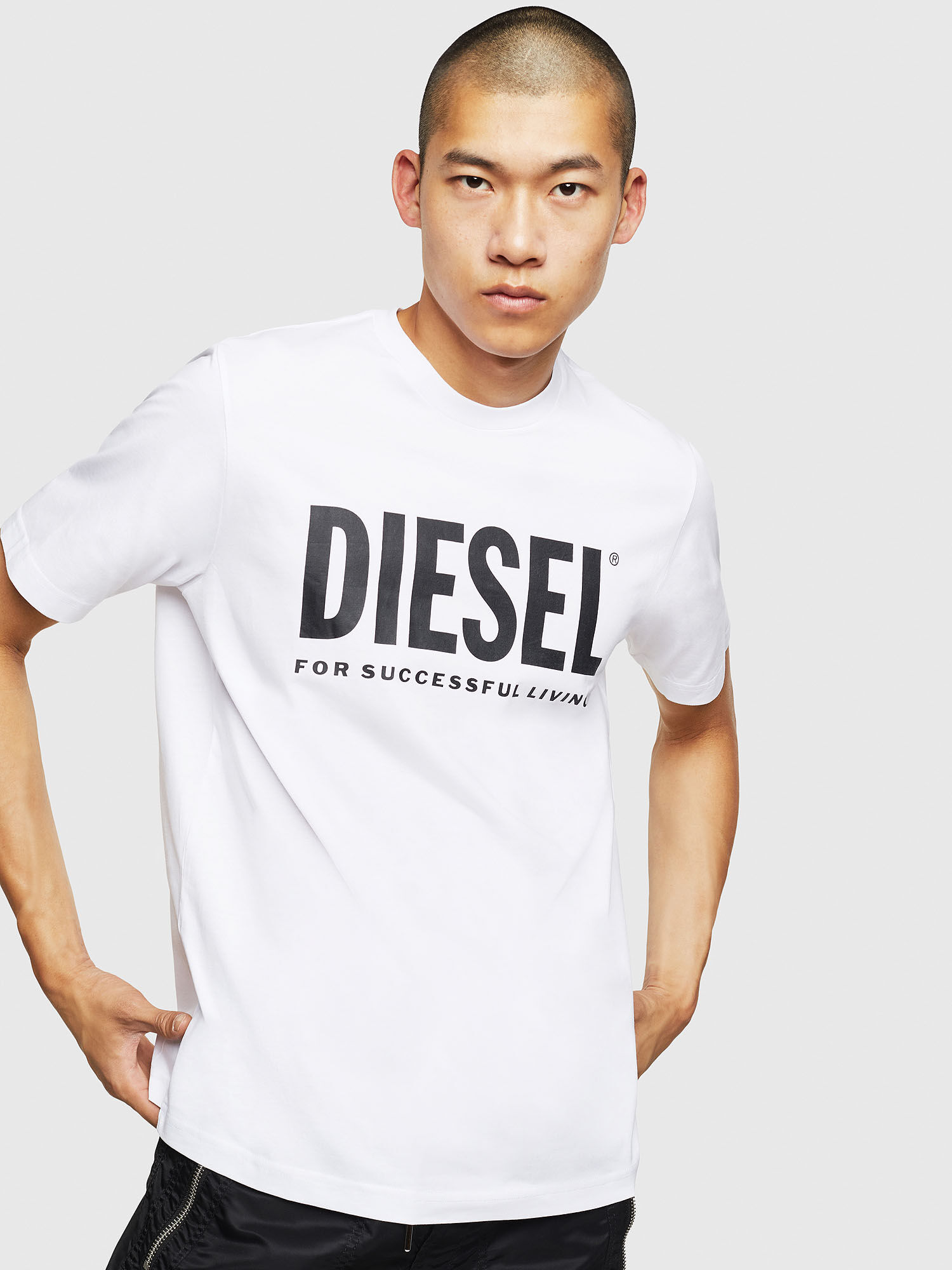 Diesel - T-JUST-LOGO, Blanco - Image 1