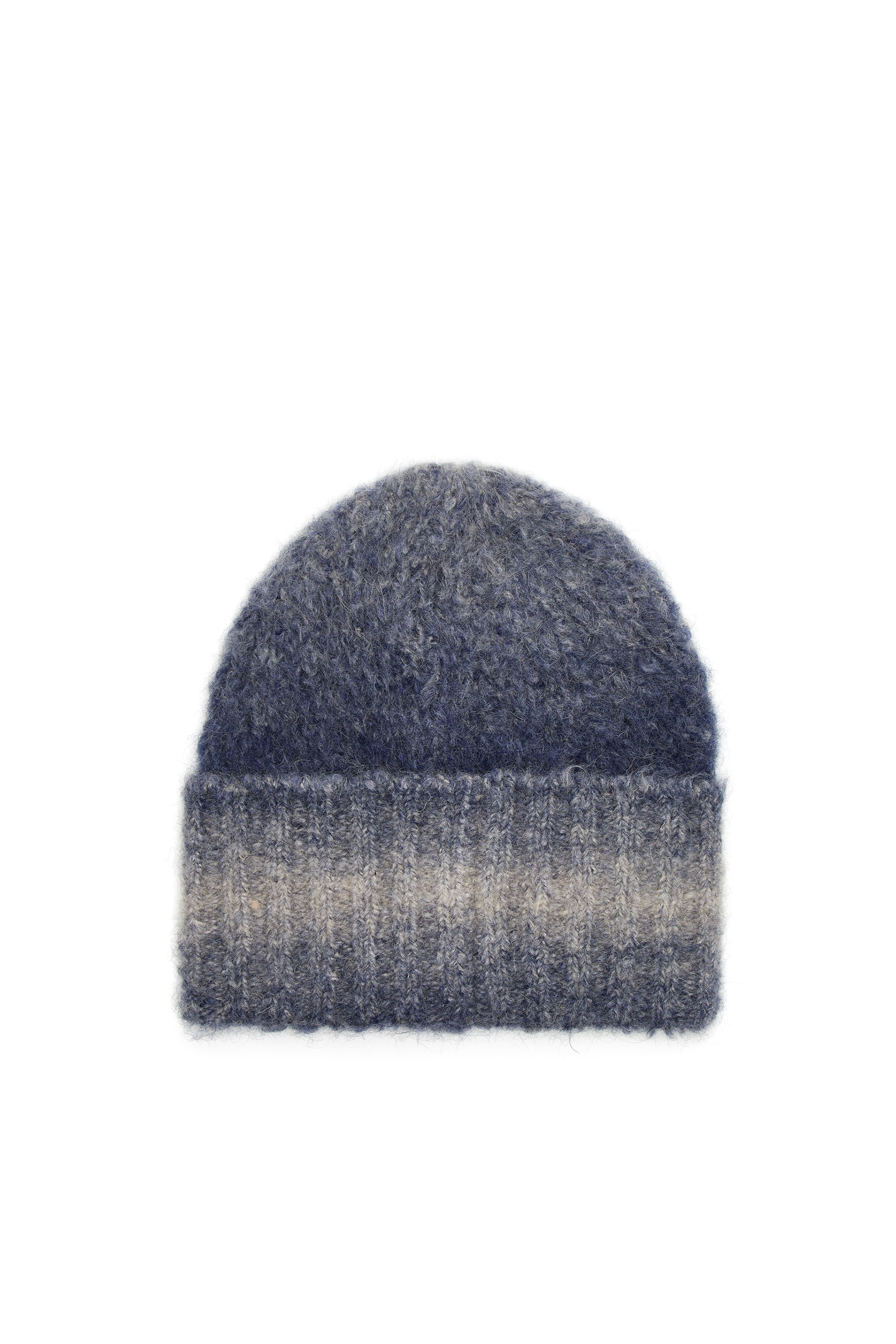 Women's Alpaca beanie with Oval D embroidery | Blue | Diesel