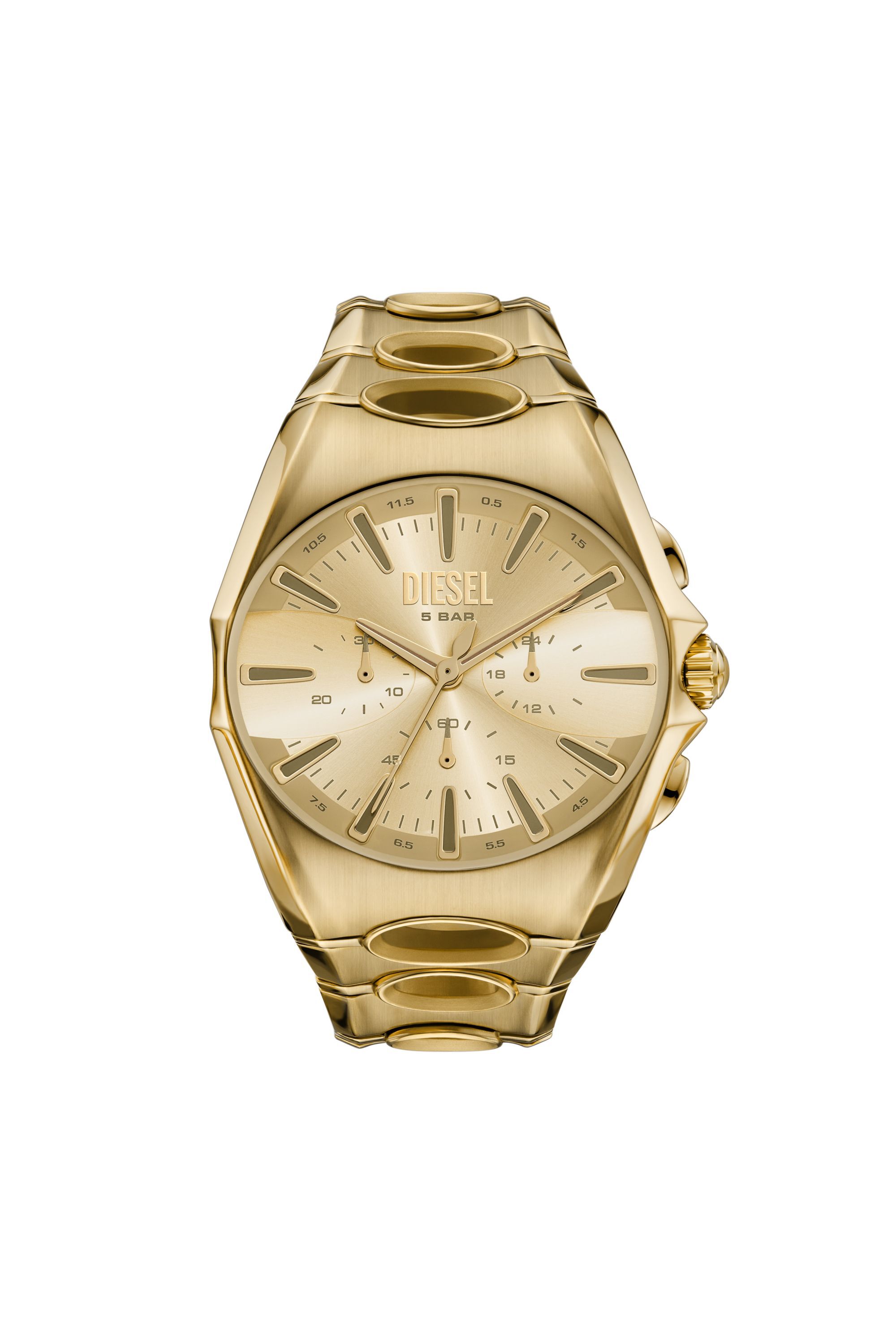 Diesel - DZ4695 WATCH, Reloj D-Curve de acero inoxidable con tono dorado Hombre in Dorado - 1