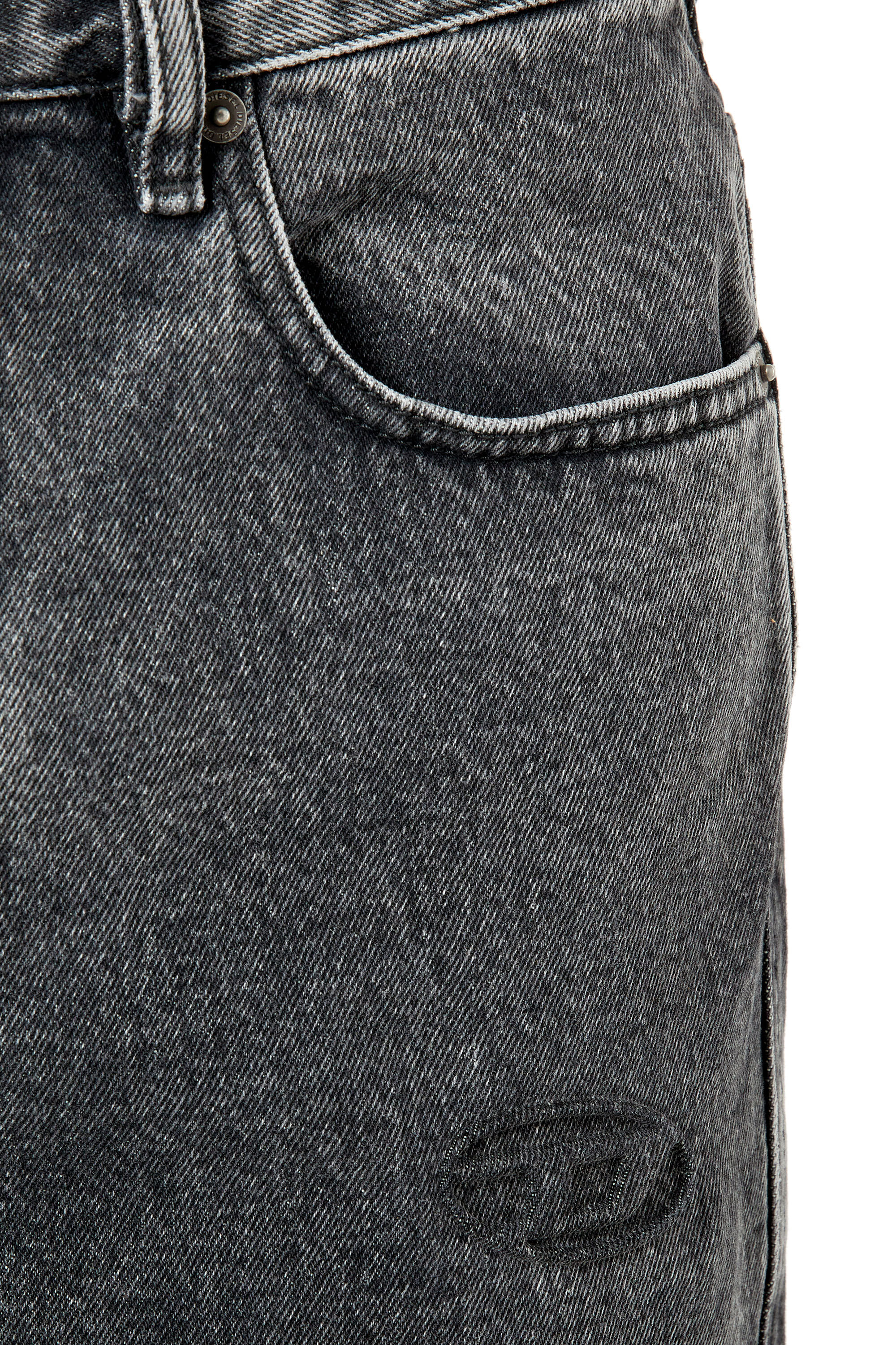 Diesel - Man's Straight Jeans 2020 D-Viker 007N4, Black/Dark grey - 5
