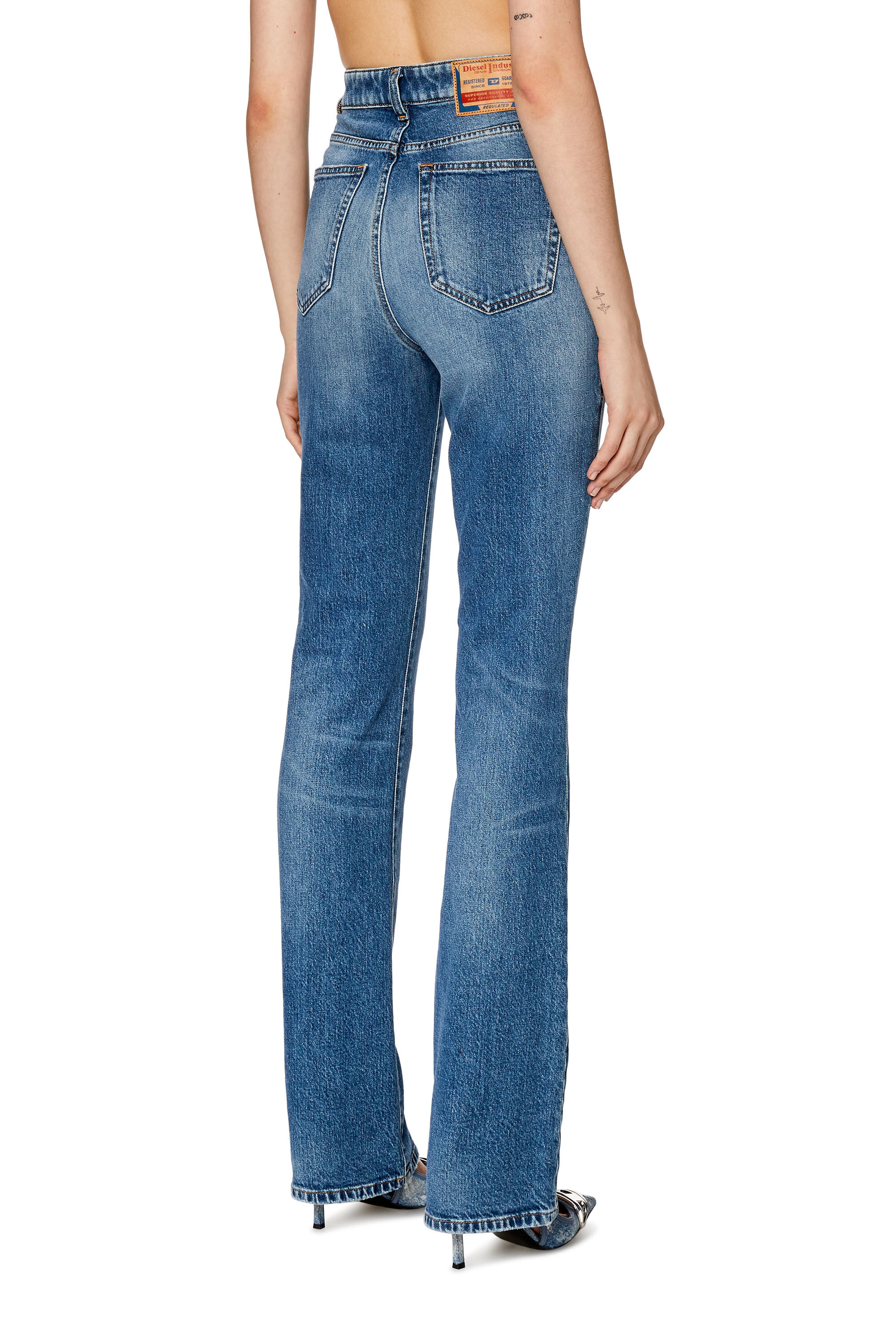 Diesel - Bootcut and Flare Jeans 2003 D-Escription 007P9, Azul medio - Image 5