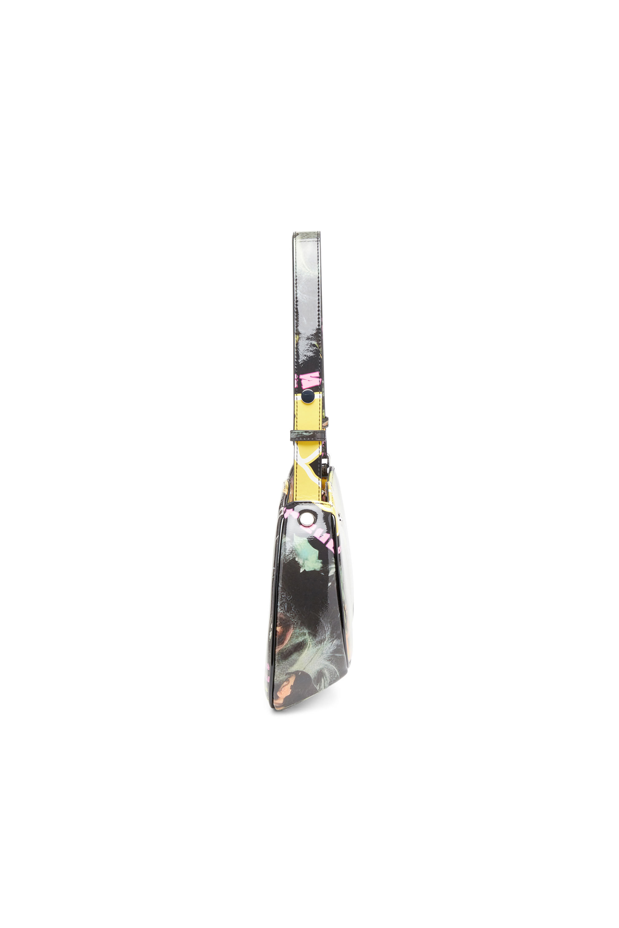 Women's Play-Shoulder bag in printed glossy PU | Multicolor | Diesel