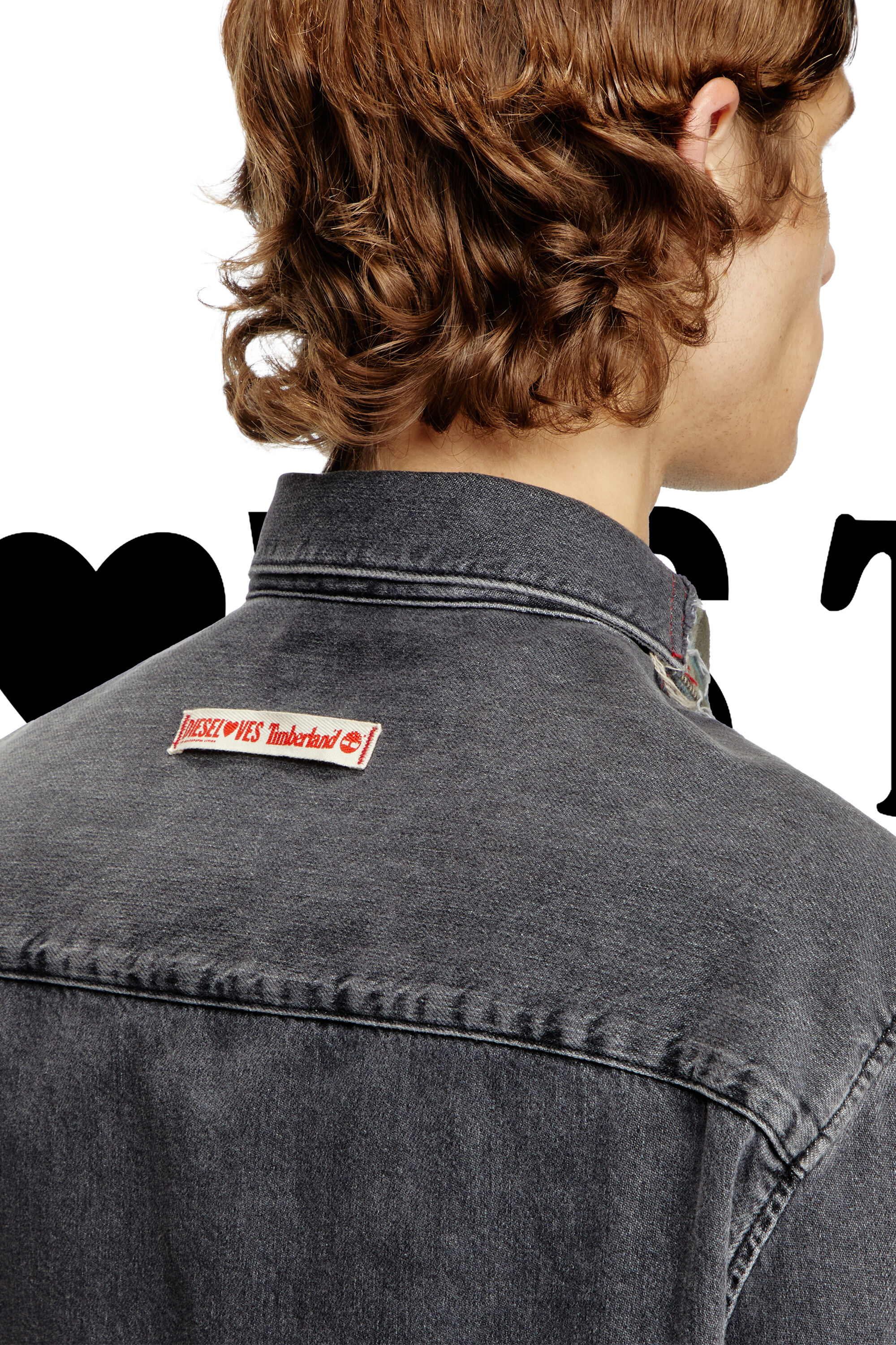 Diesel - Shirt Dieseloves 2B, Camisa de denim y diseño de cuadros Unisex in Multicolor - 2