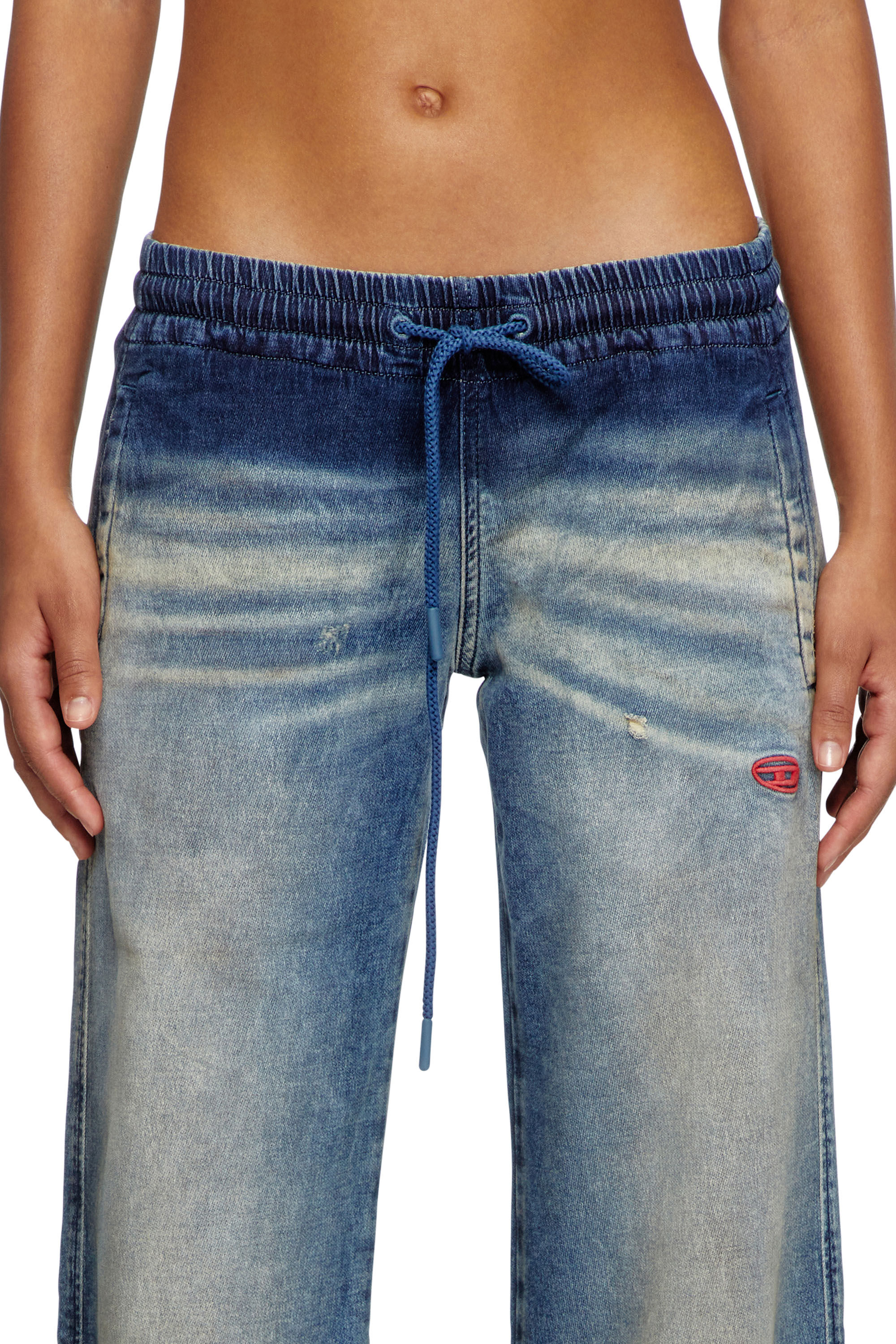 Women's Relaxed Jeans | Medium blue | Diesel 2078 D-Ainty Joggjeans®