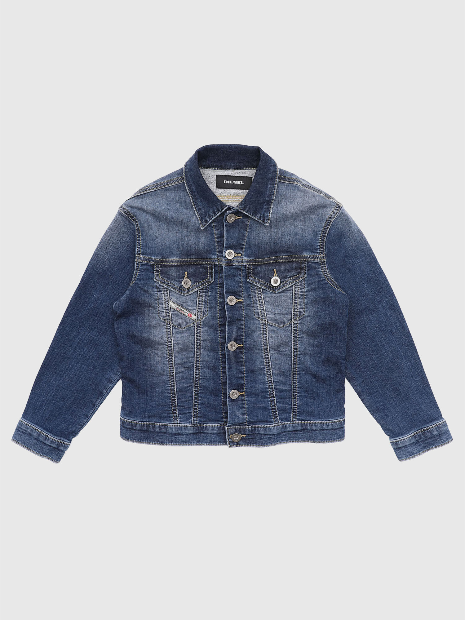 JWANO JOGGJEANS Boy: JoggJeans Jacket with logo | Diesel