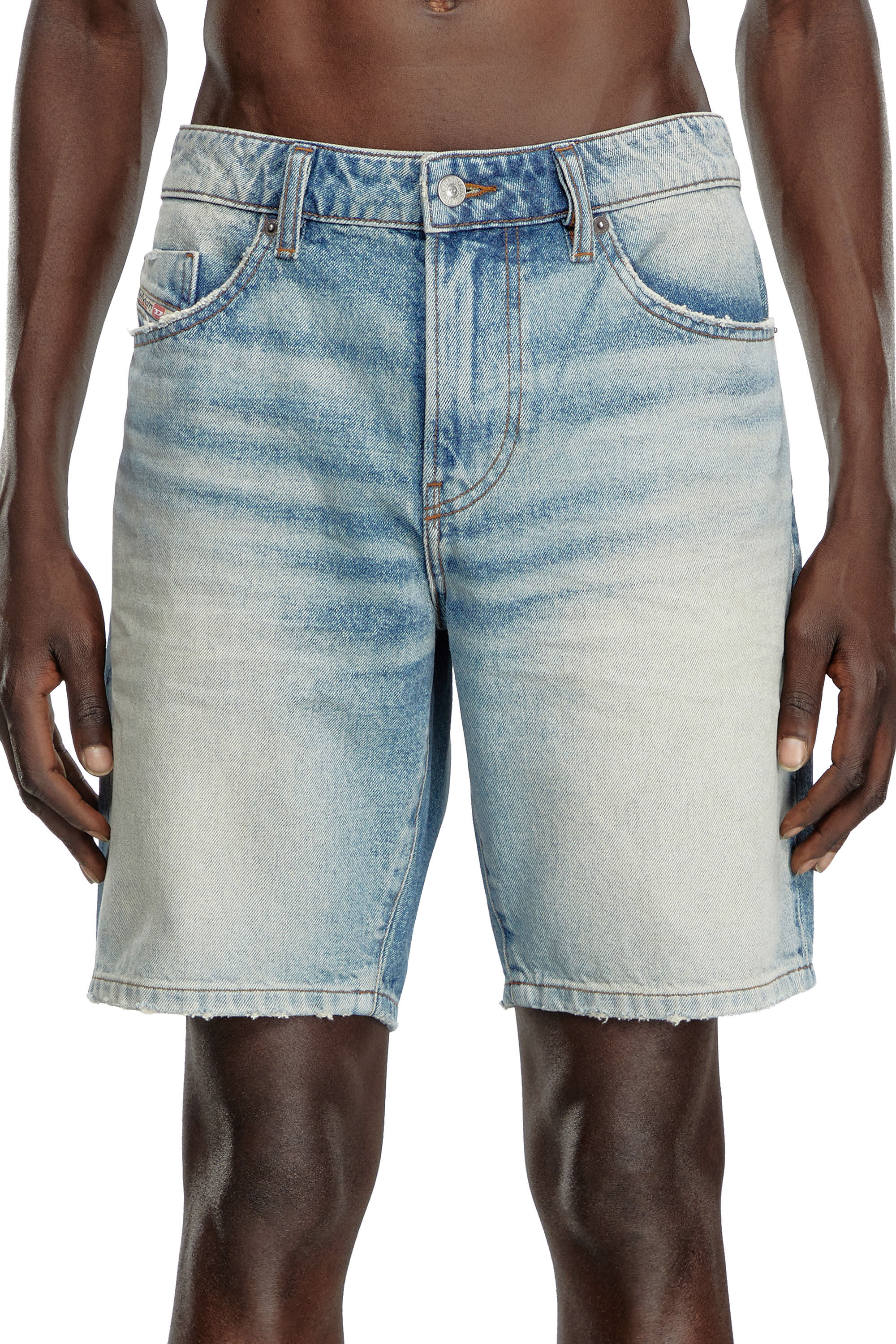 Men's Slim denim shorts | Blue | Diesel