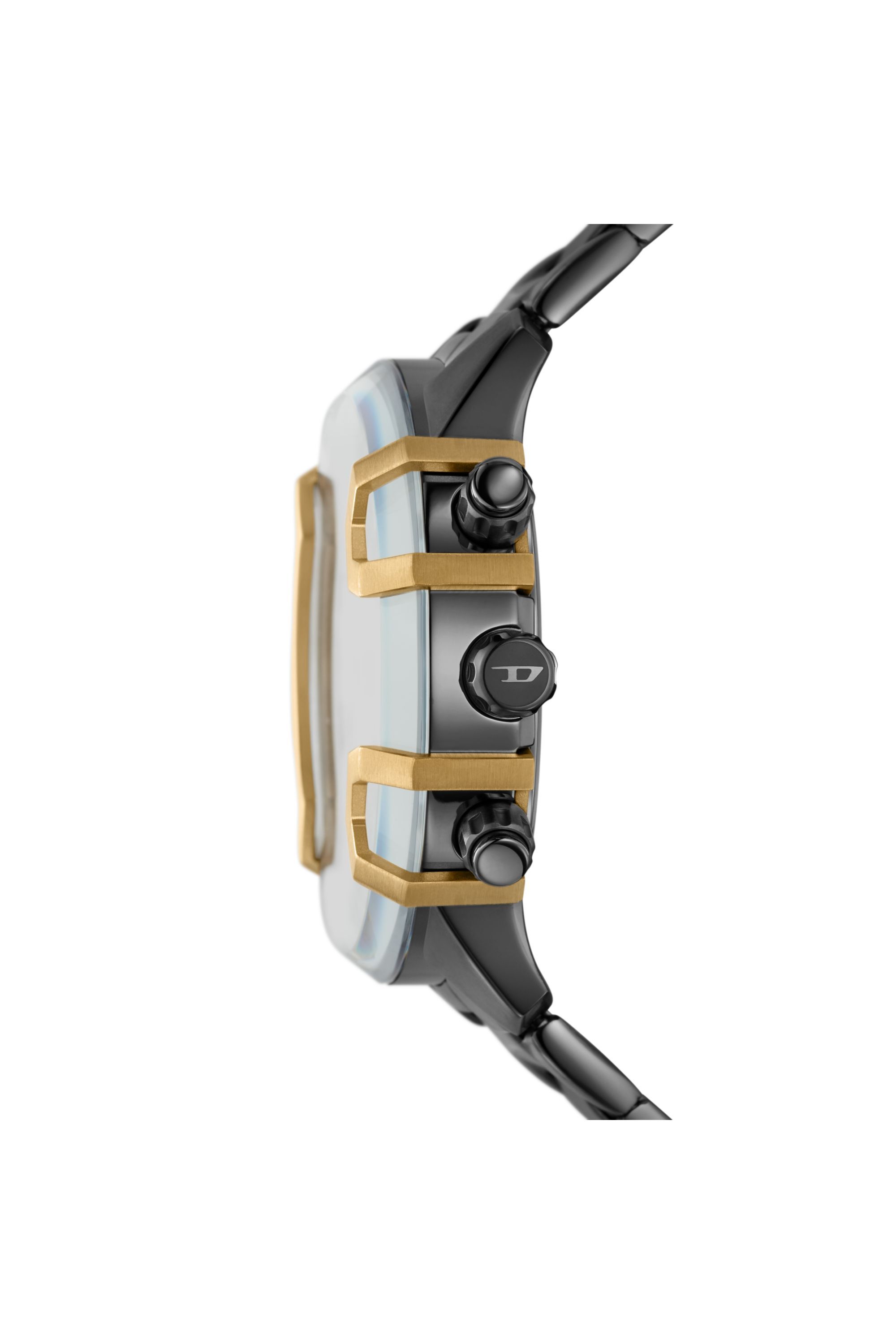 デッドリーダズン Men's Griffed Two-Tone Stainless Steel Watch | Grey | Diesel