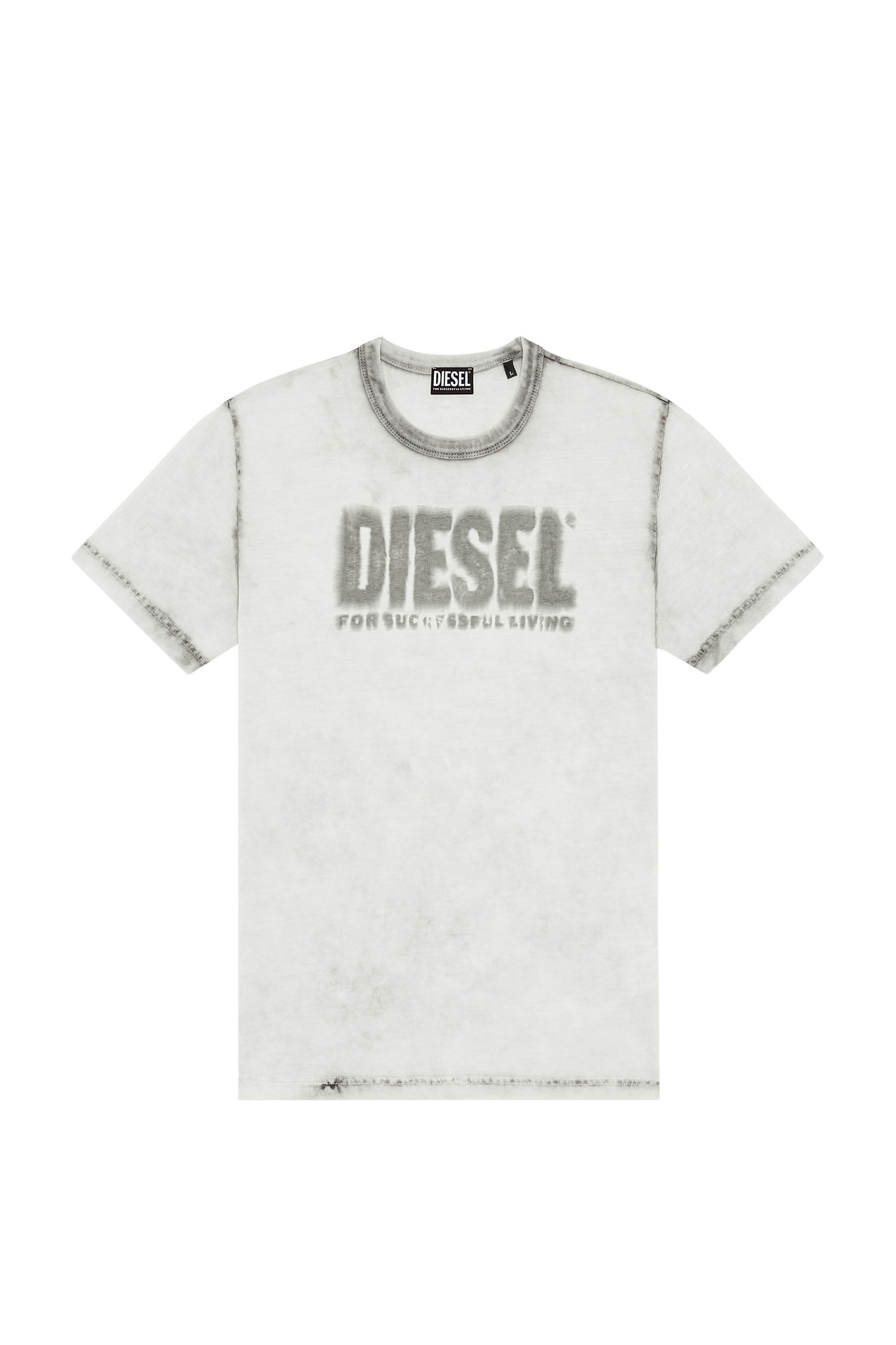 DIESEL T-DIEGOR-L1, Lead Men's T-shirt