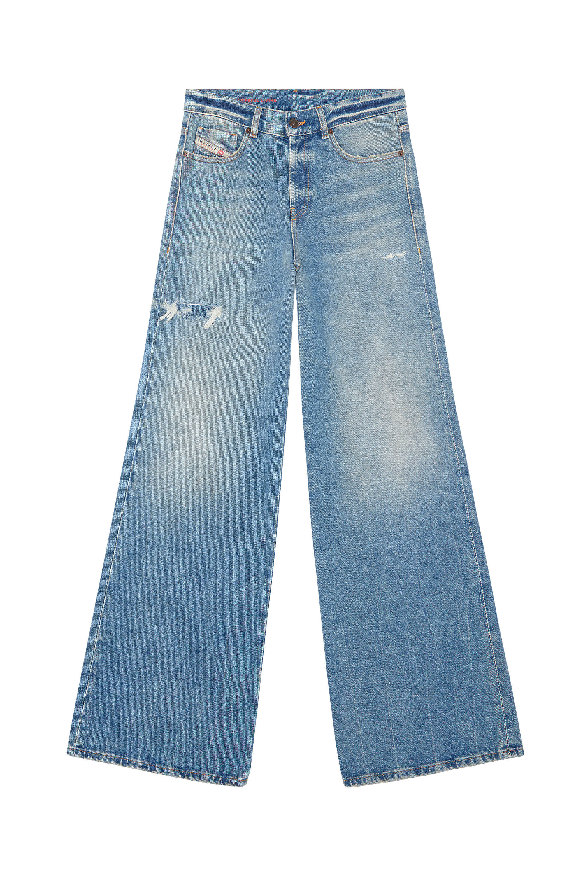 Diesel - 1978 D-Akemi 09D97 Bootcut and Flare Jeans, Light Blue - Image 2