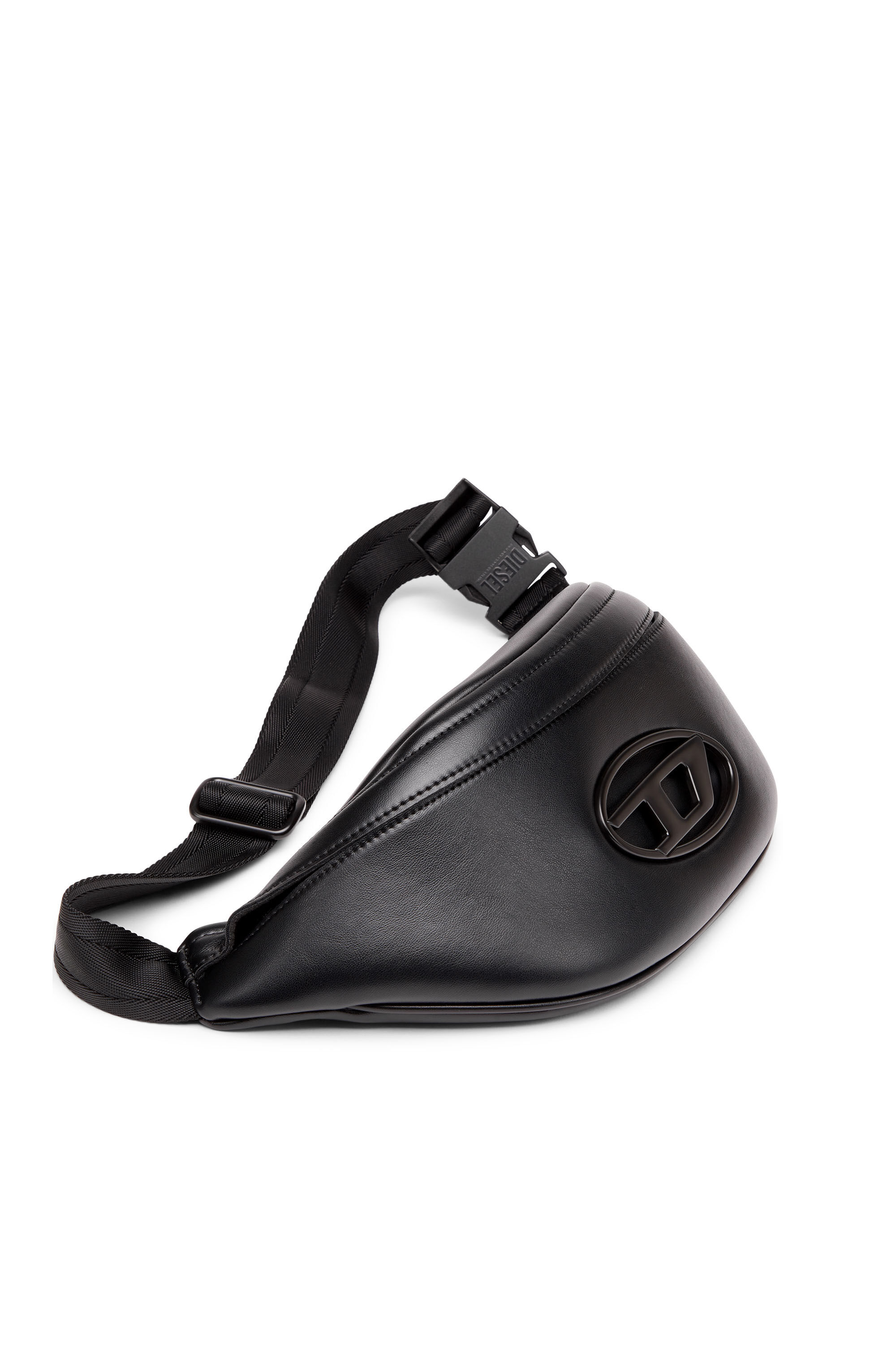 Women's Holi-D Belt Bag M in PU and neoprene | Black | Diesel