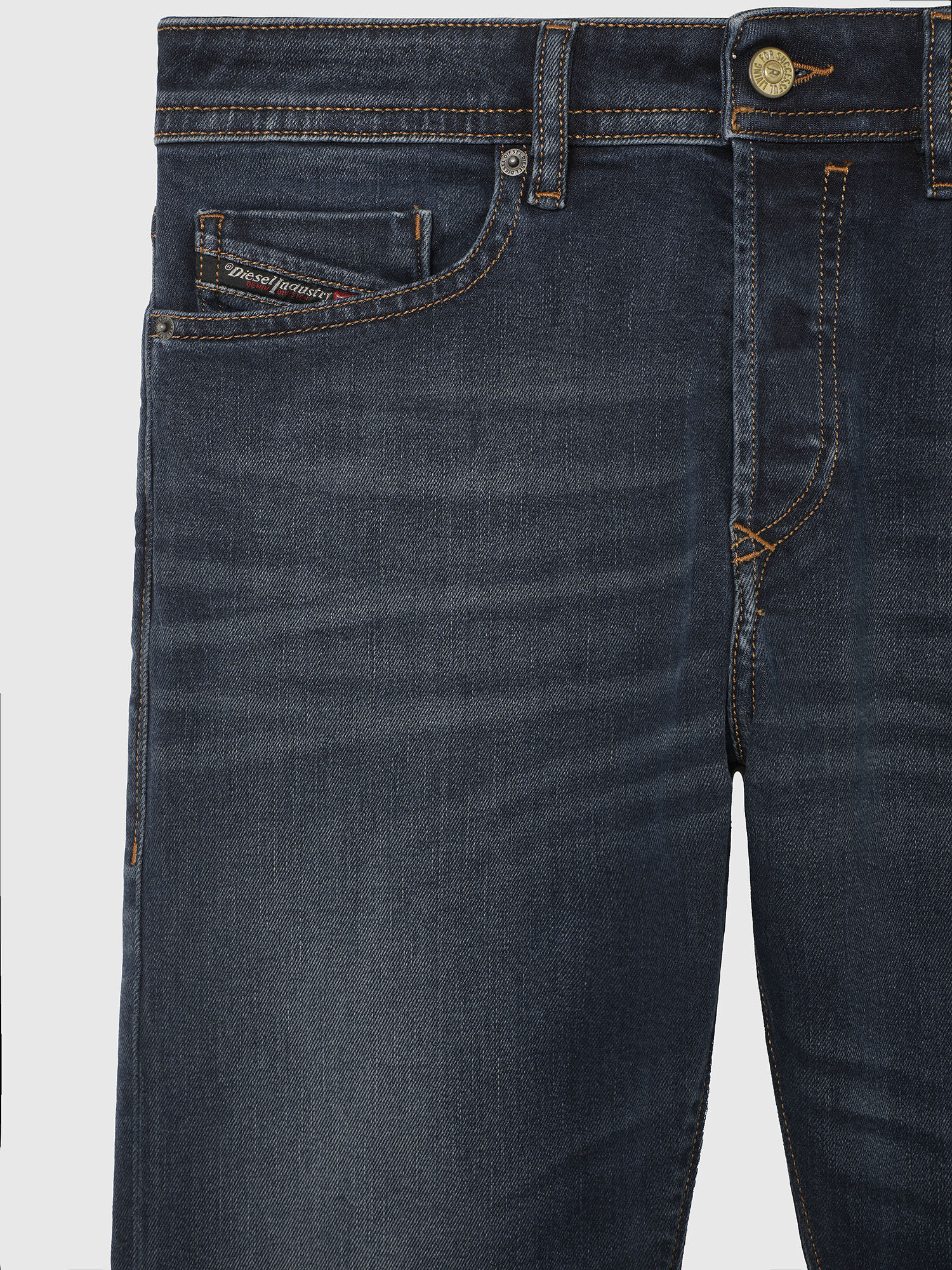 Diesel - Buster Tapered Jeans 009MA, Dark Blue - Image 3
