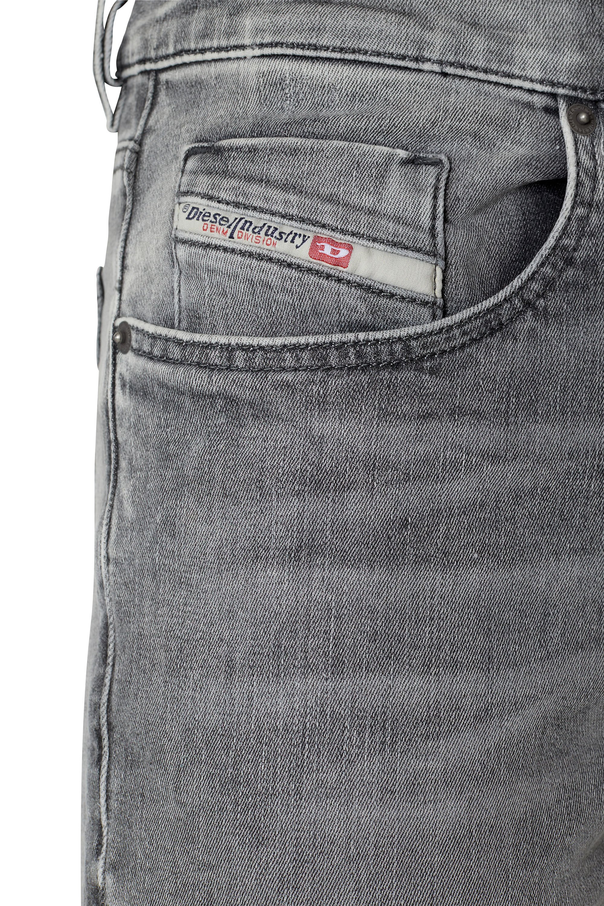 Diesel - Slim D-Strukt JoggJeans® 09D53, Black/Dark grey - Image 6