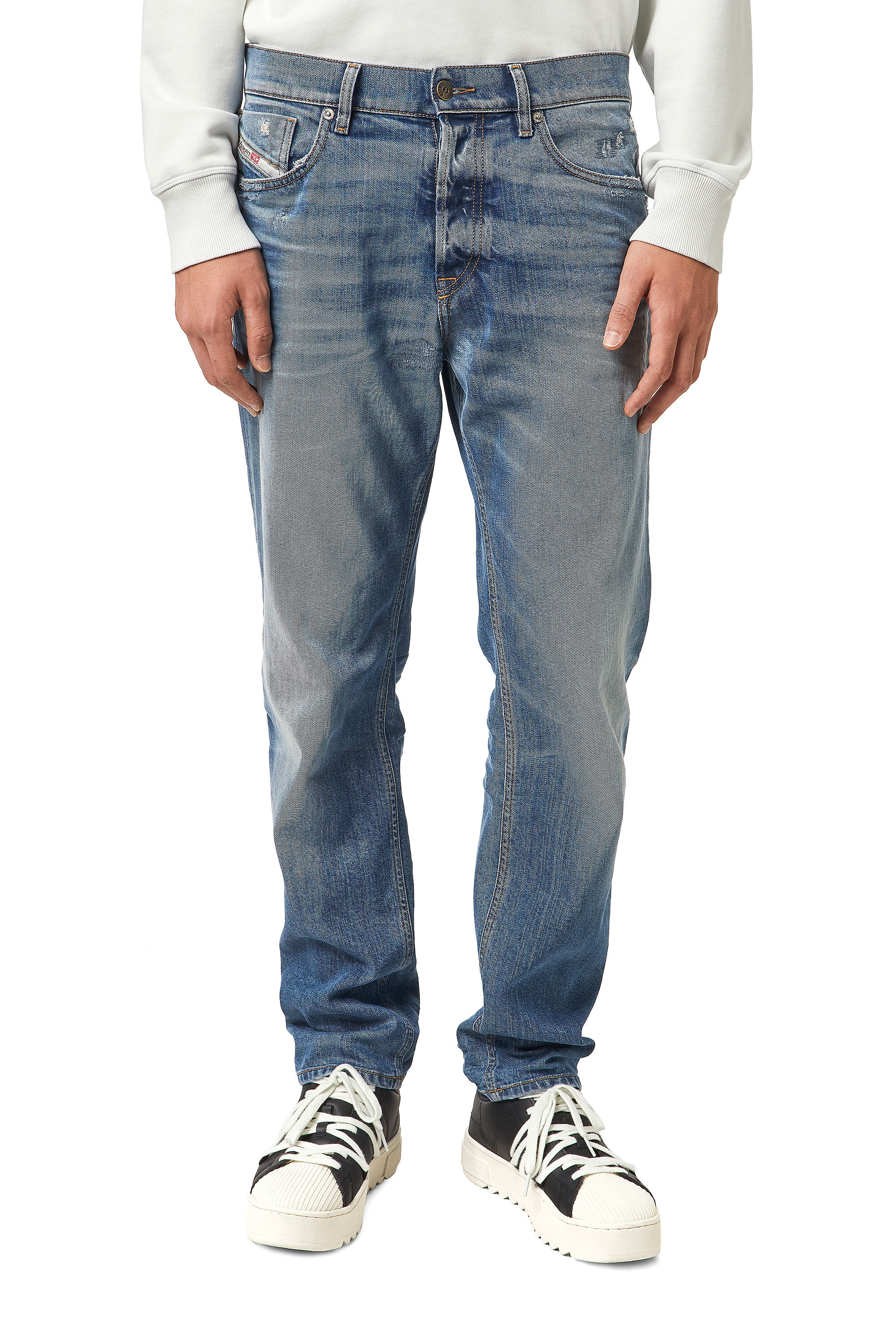 Diesel - Tapered Jeans 2005 D-Fining 09A97, Azul Claro - Image 3