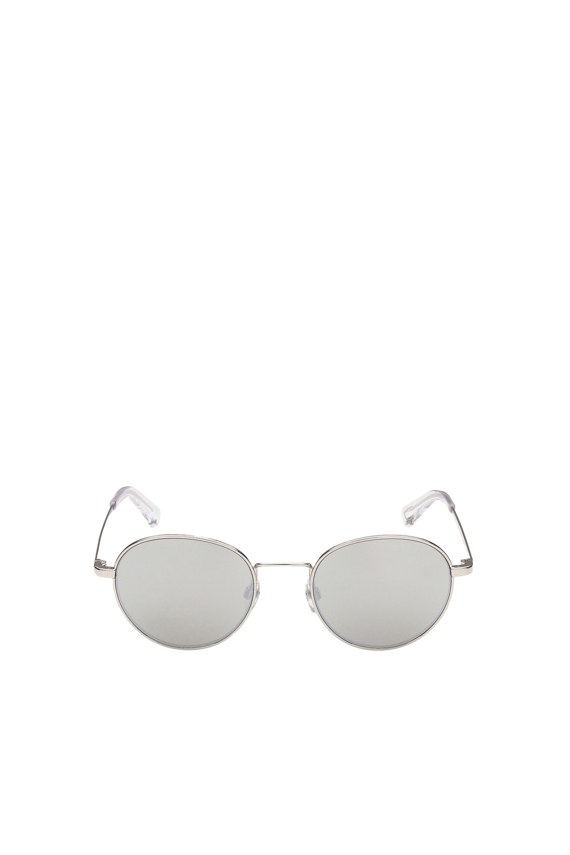 Diesel - DL0290, Unisex's Lightweight eyewear with cosmetic lenses in White - 1